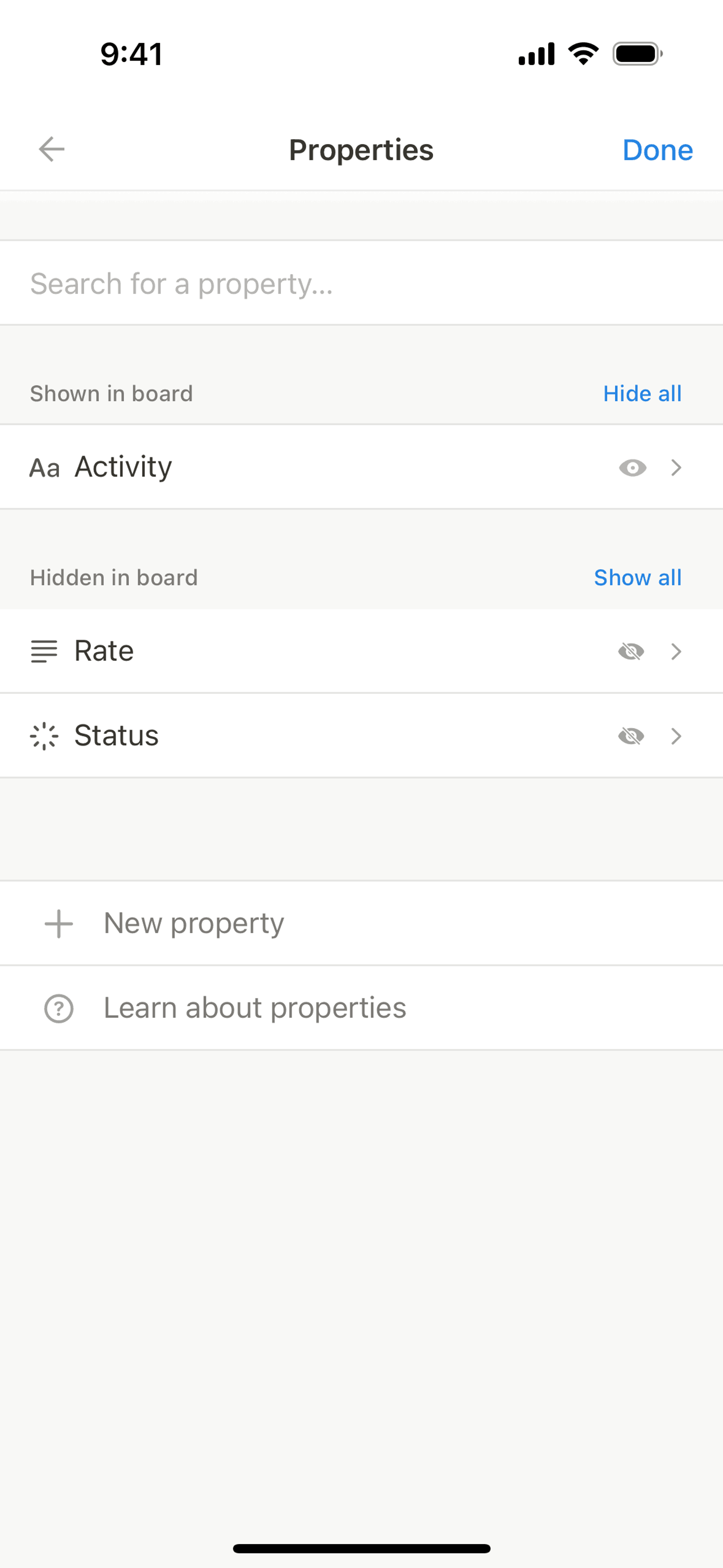 Notion iOS Collaboration interface screenshot 6