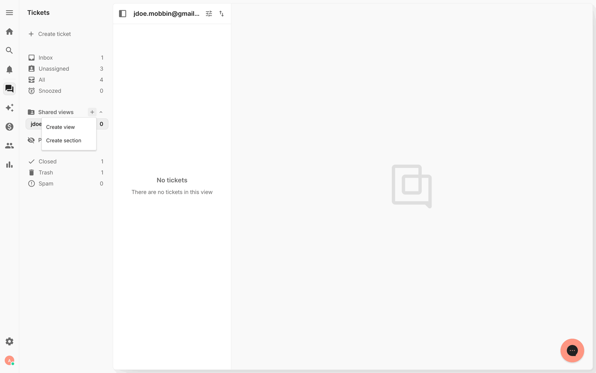 Gorgias Web Business interface screenshot 6