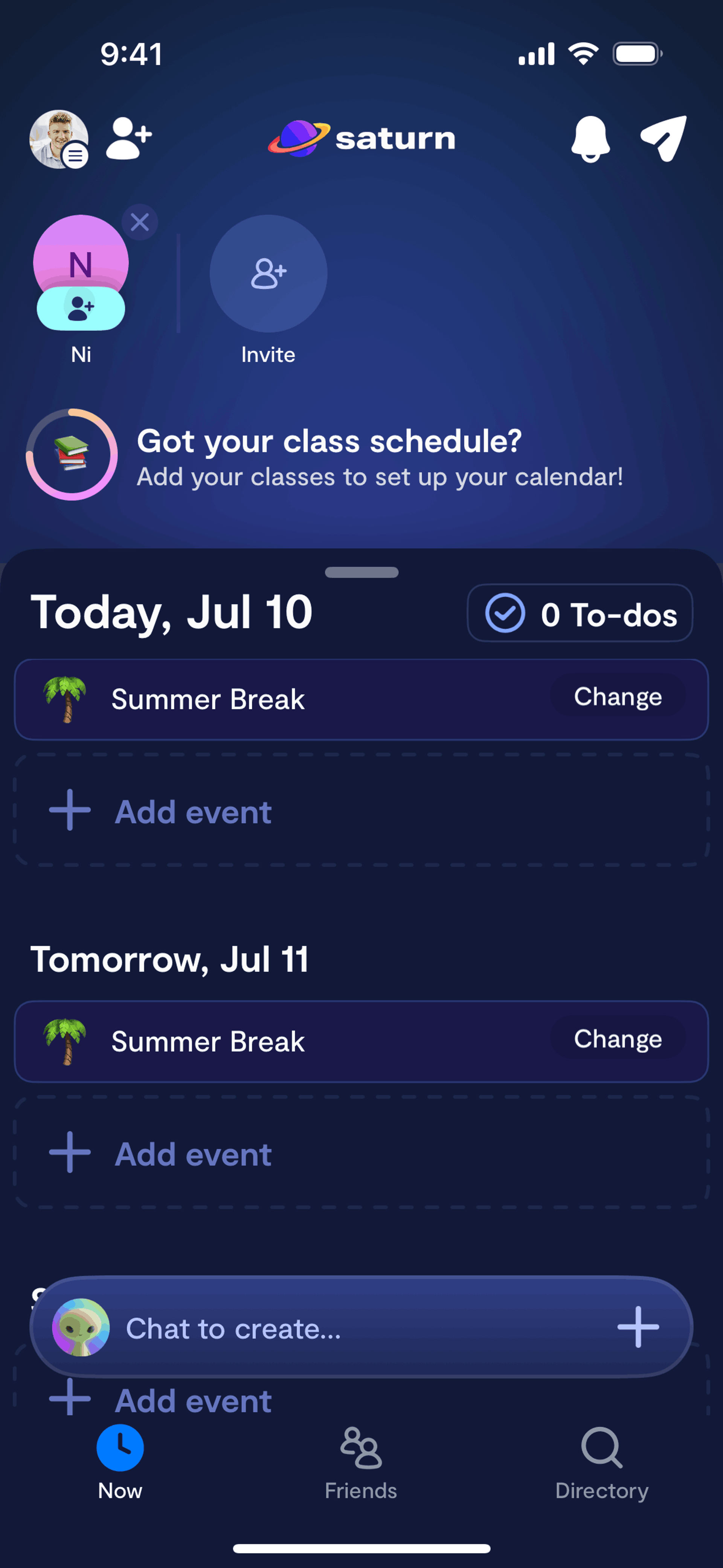 Saturn Calendar iOS Productivity interface screenshot 24