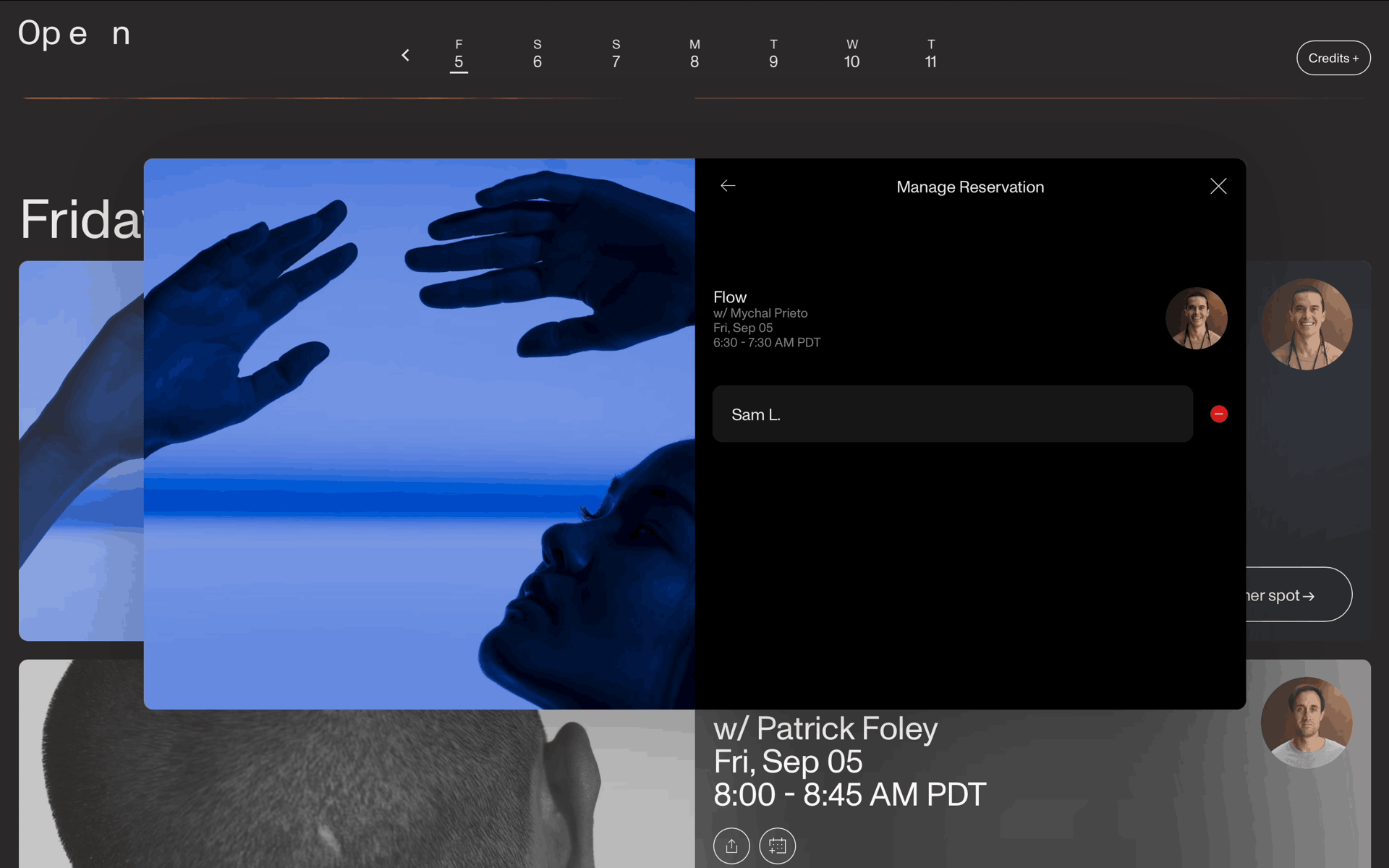 Open Web Health & Fitness interface screenshot 24