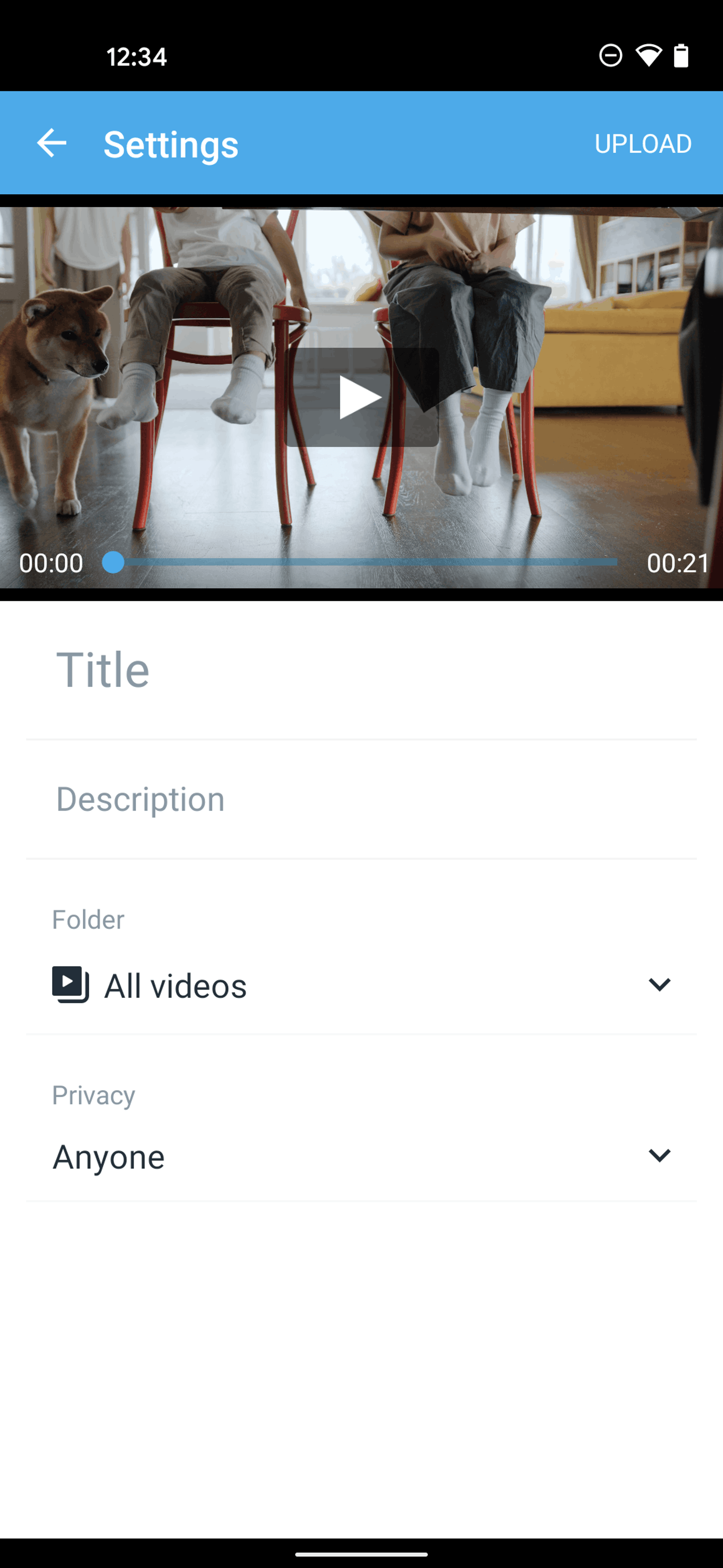 Vimeo Android Photo & Video interface screenshot 19