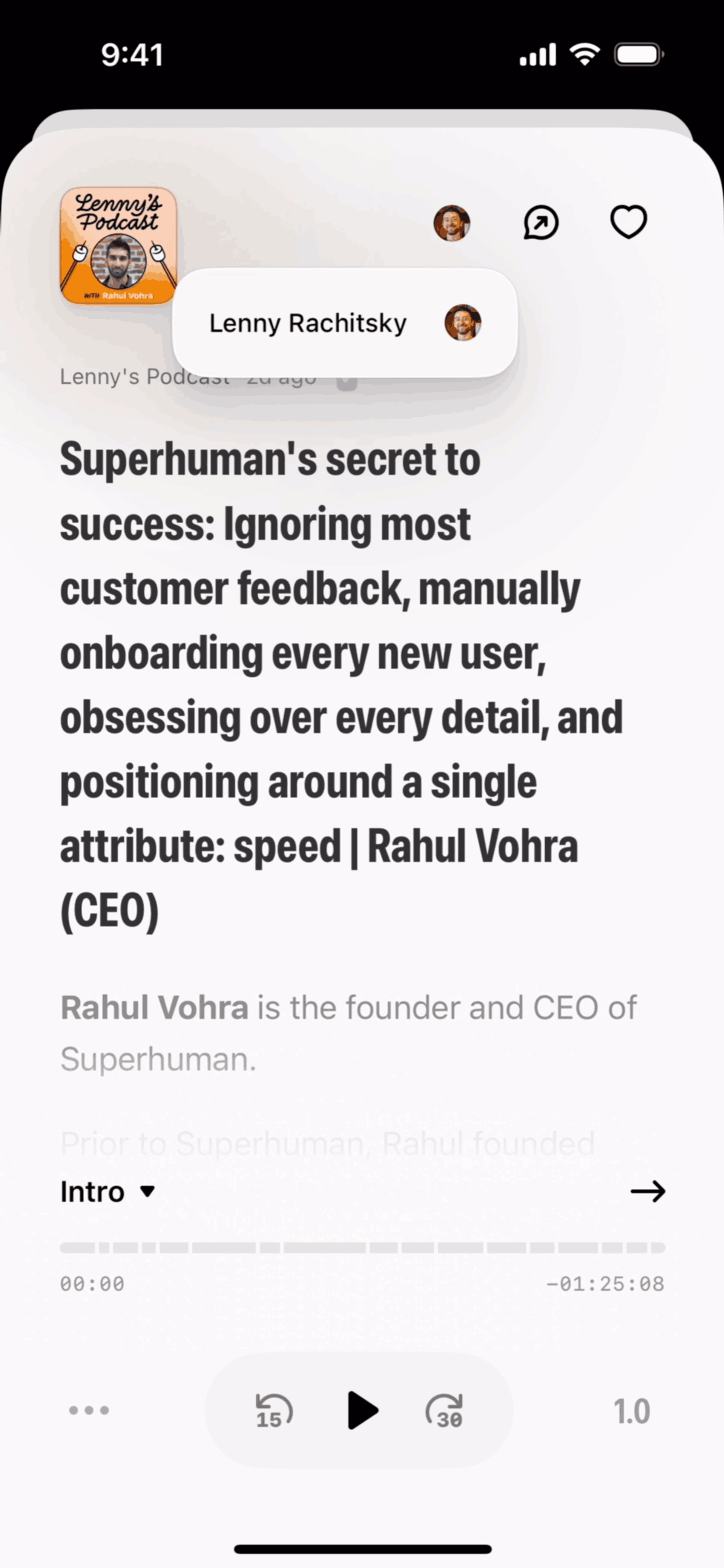 Queue iOS News interface screenshot 10