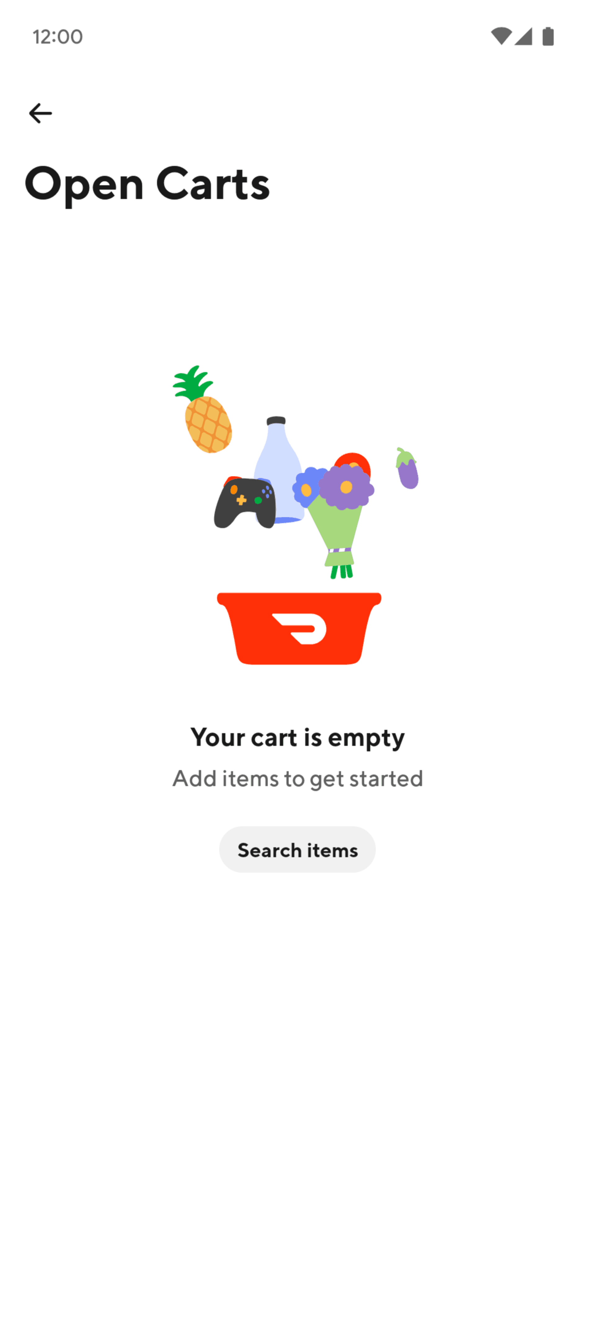 DoorDash Android Shopping interface screenshot 7