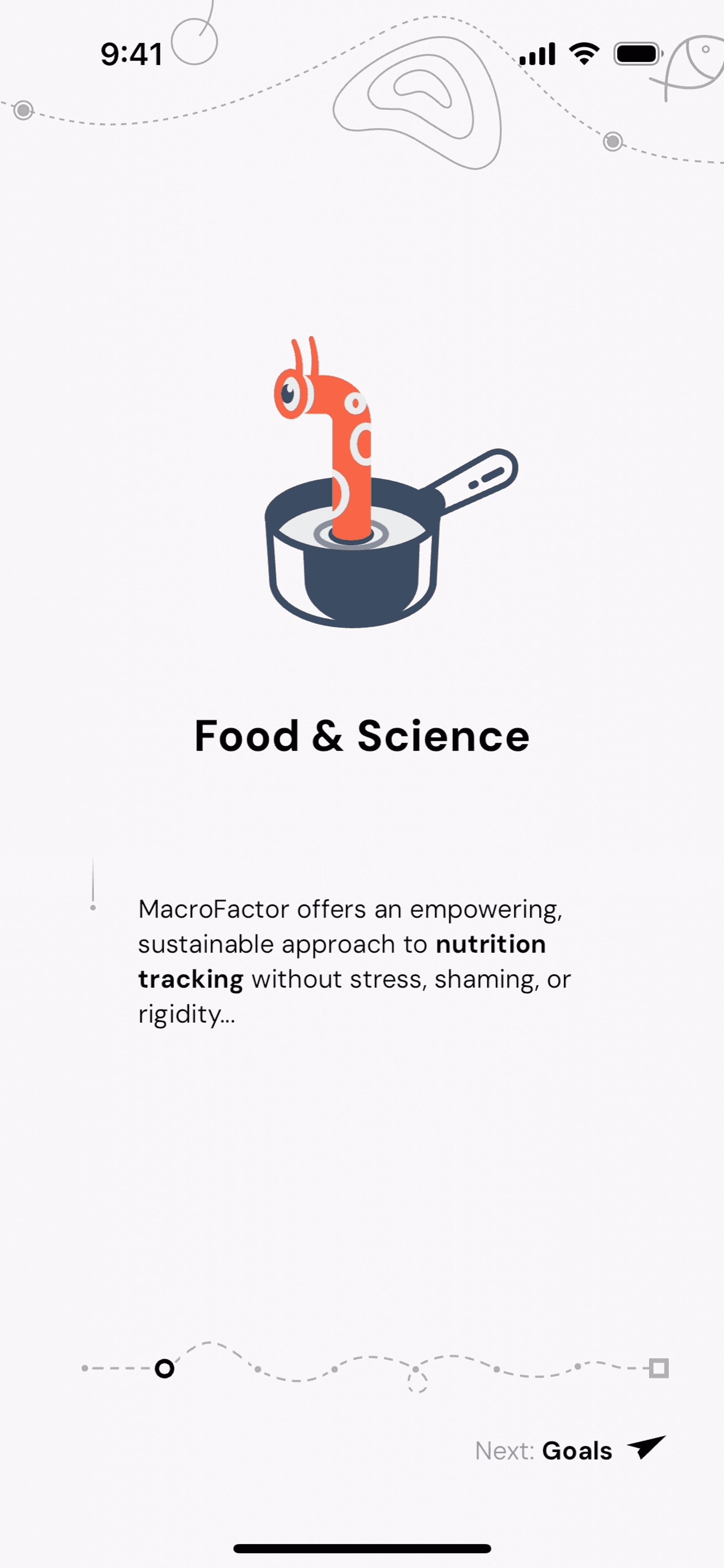 MacroFactor iOS Health & Fitness interface screenshot 3