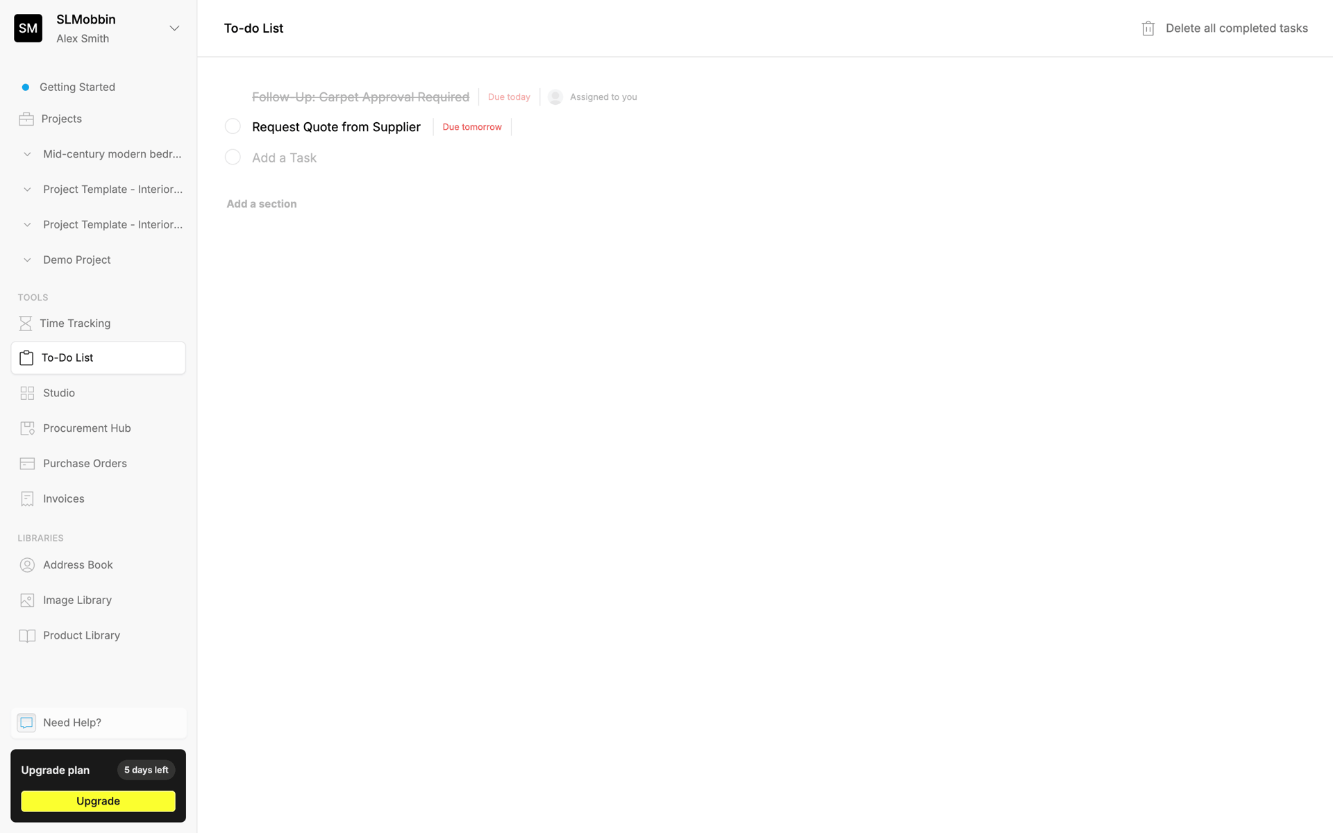 Programa Web Business interface screenshot 24