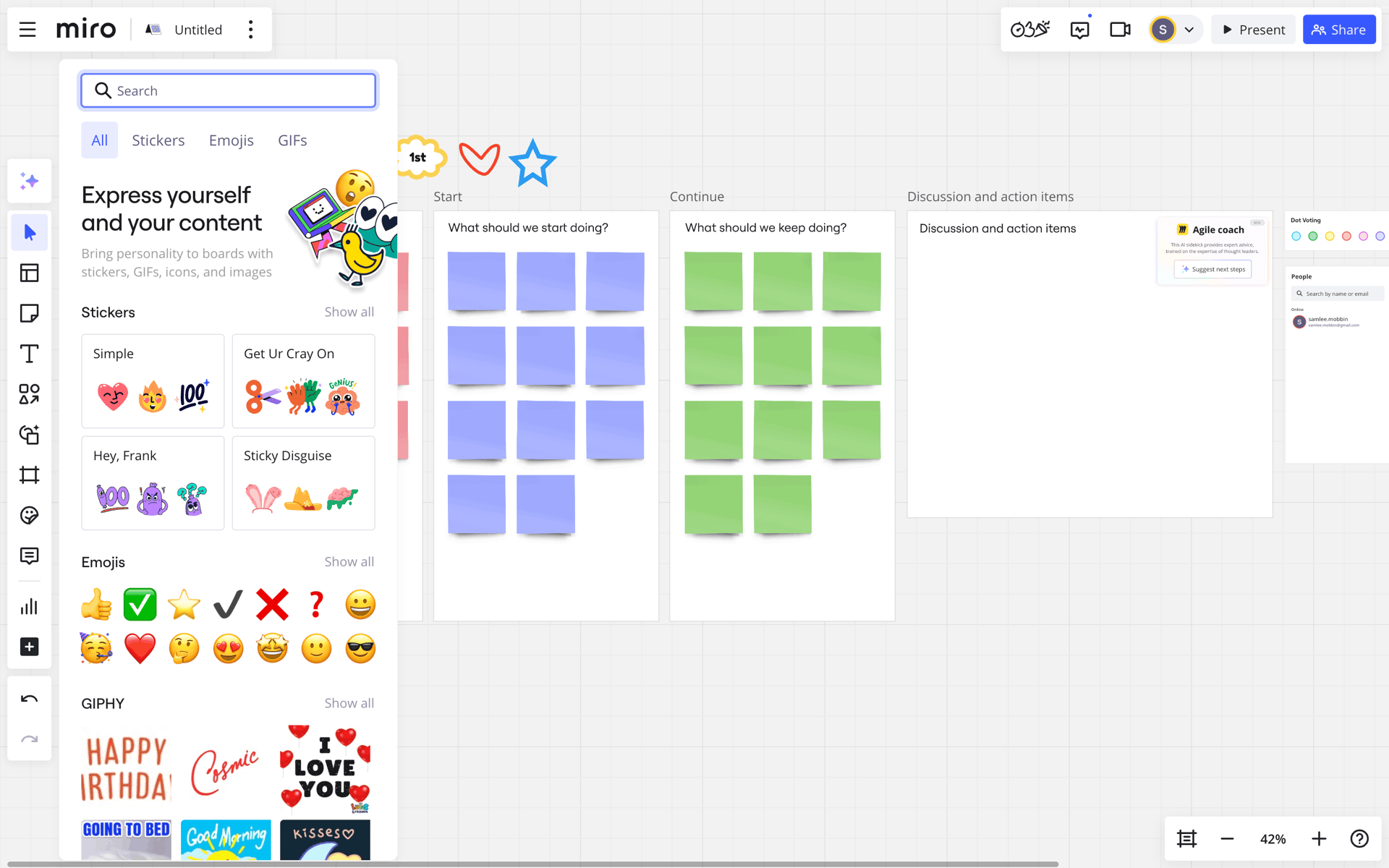 Miro Web Collaboration interface screenshot 7