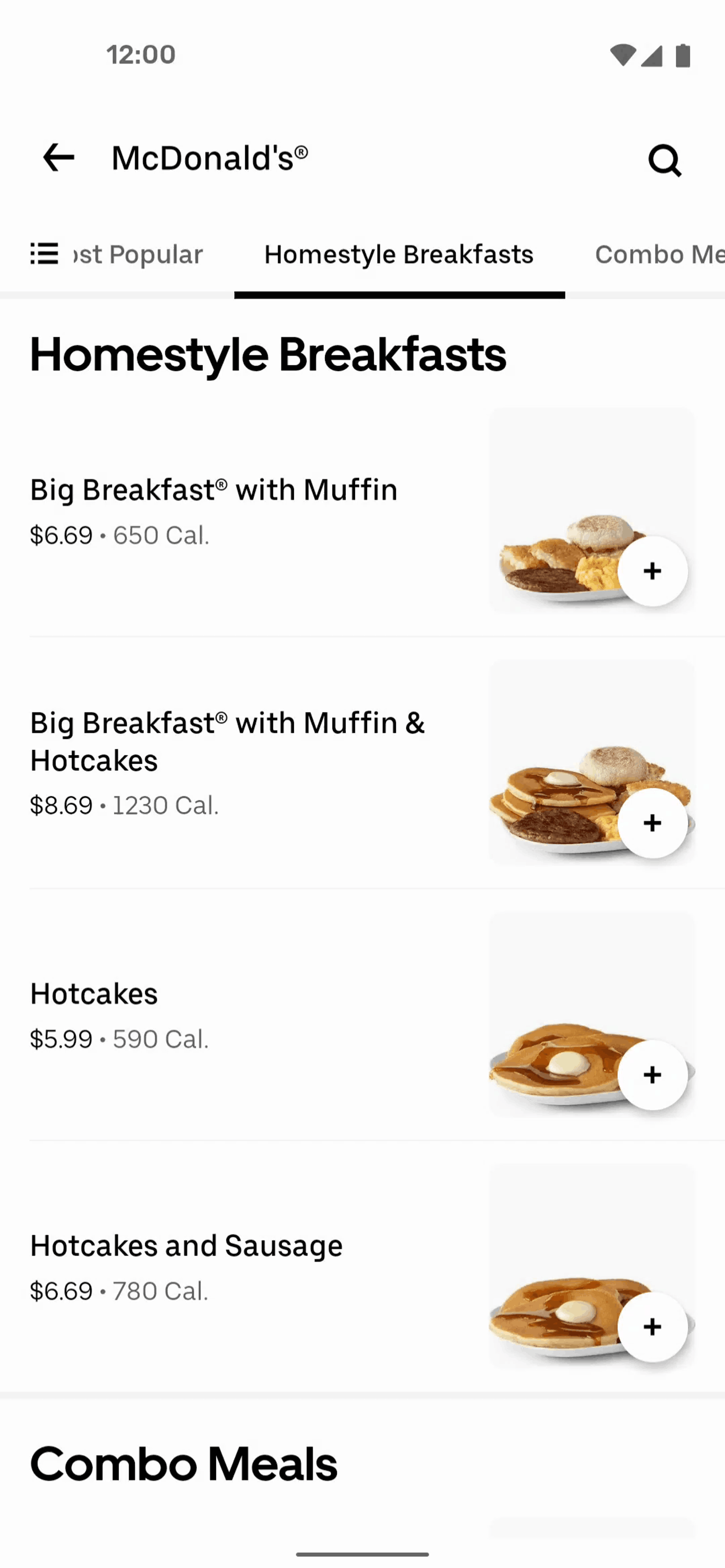 Uber Eats Android Food & Drink interface screenshot 5