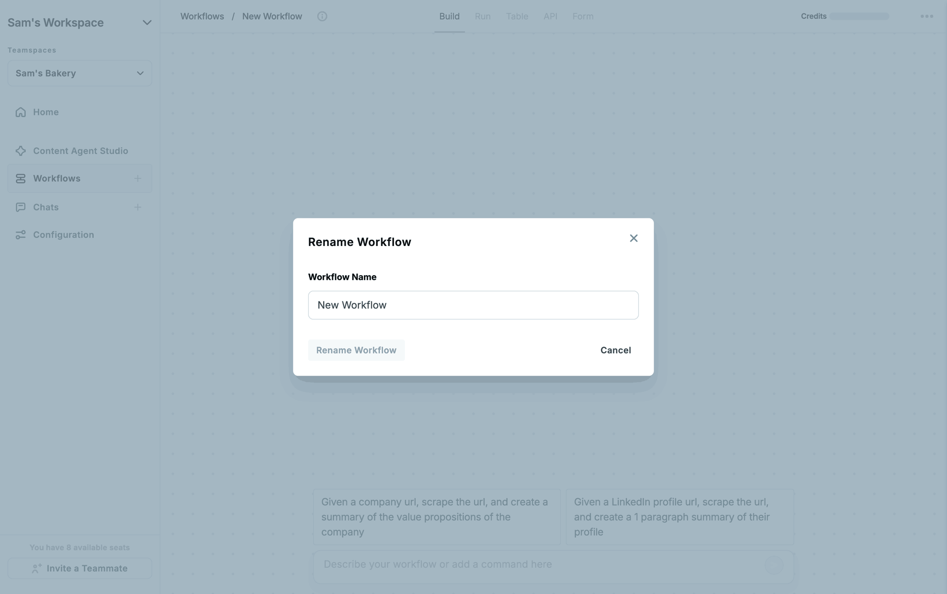 Copy.ai Web AI interface screenshot 7