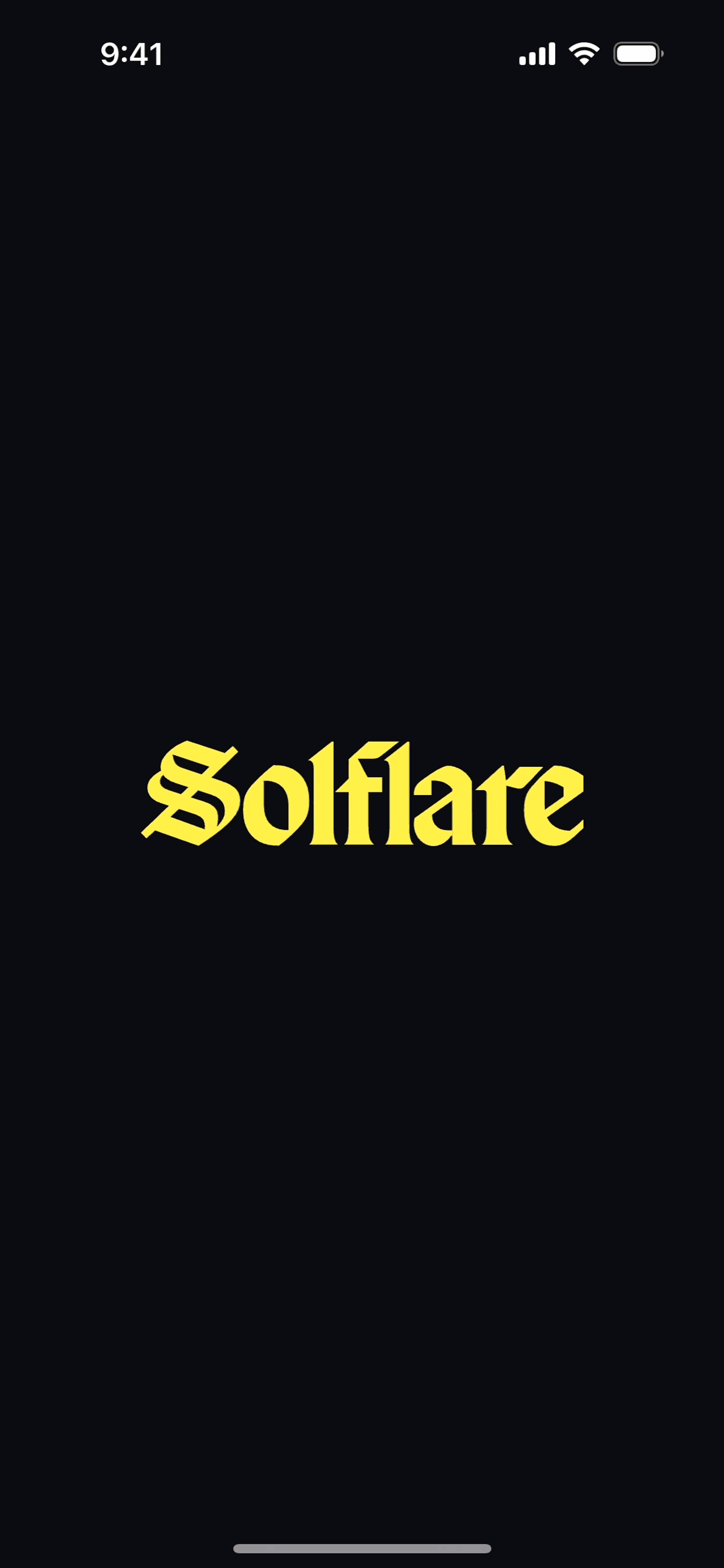 Solflare iOS Crypto & Web3 interface screenshot 3