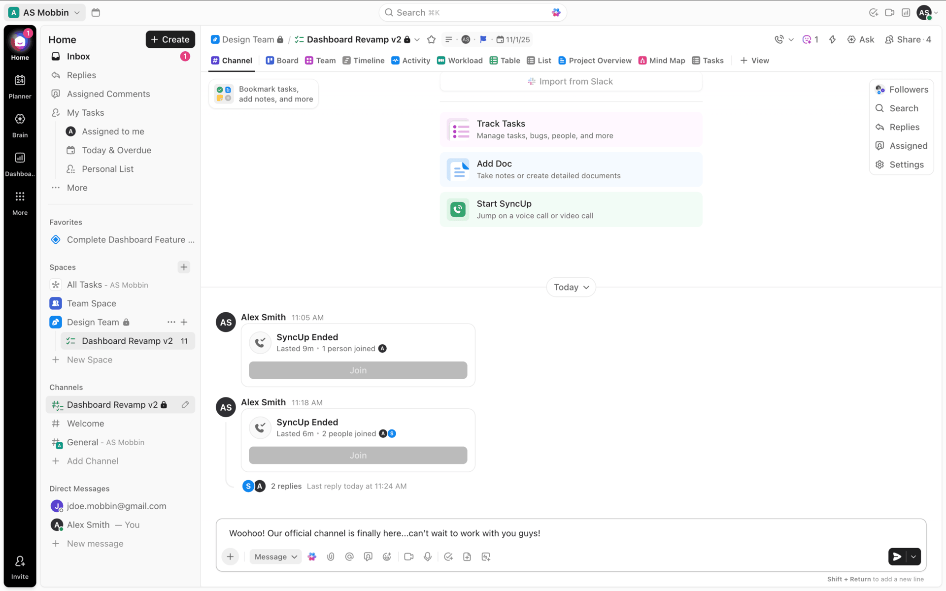 ClickUp Web Business interface screenshot 15