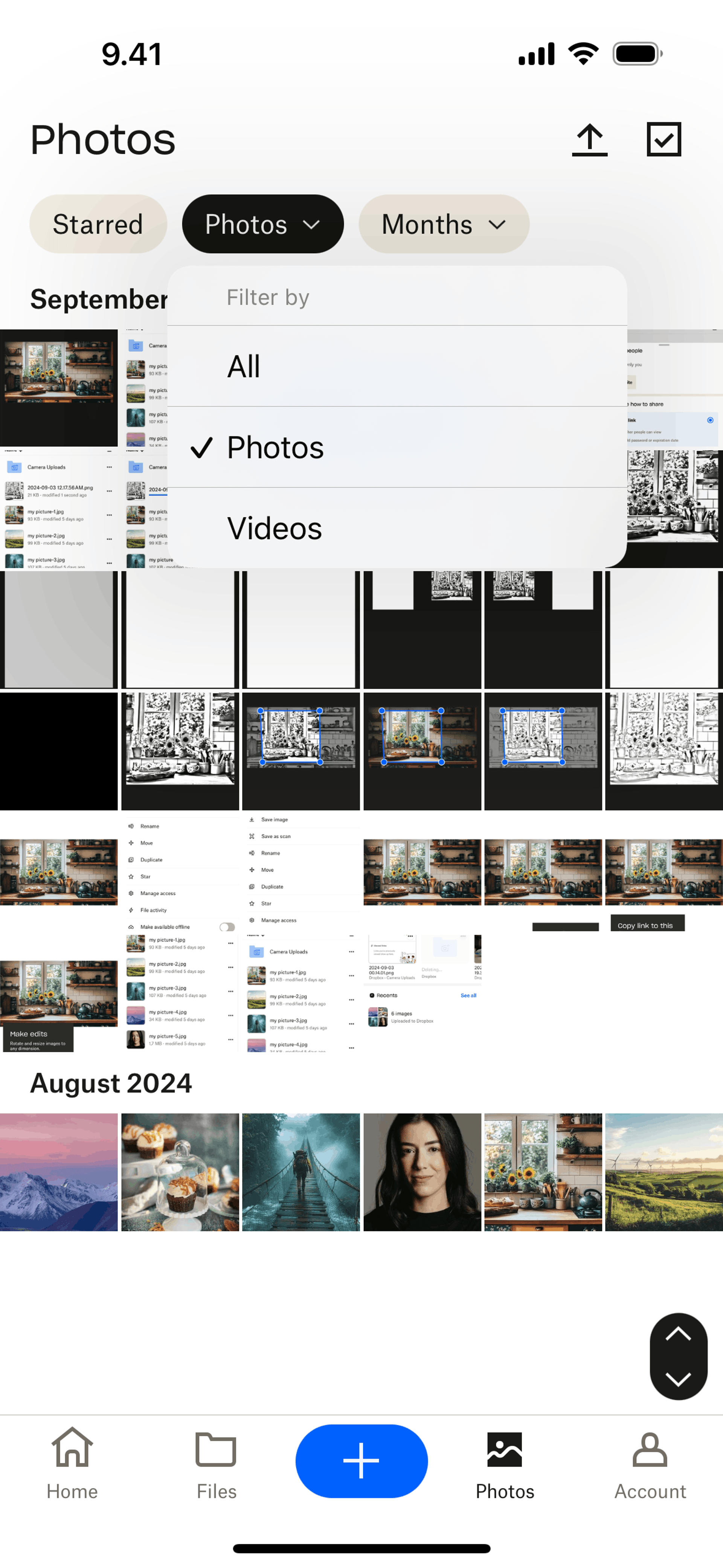 Dropbox iOS Productivity interface screenshot 9