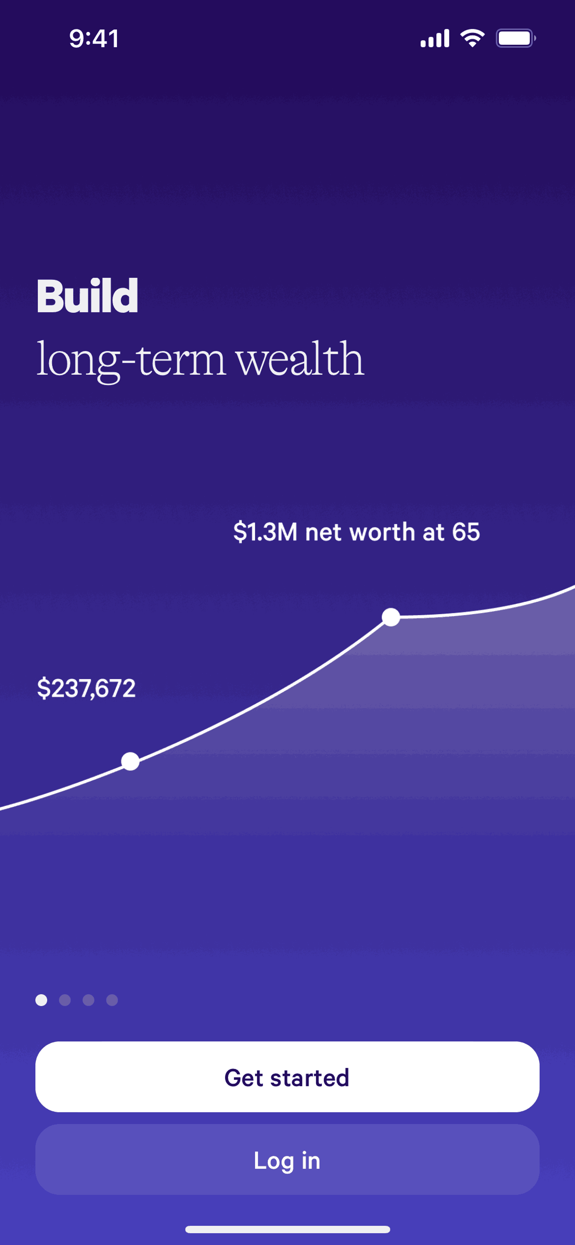 Wealthfront iOS Finance interface screenshot 4