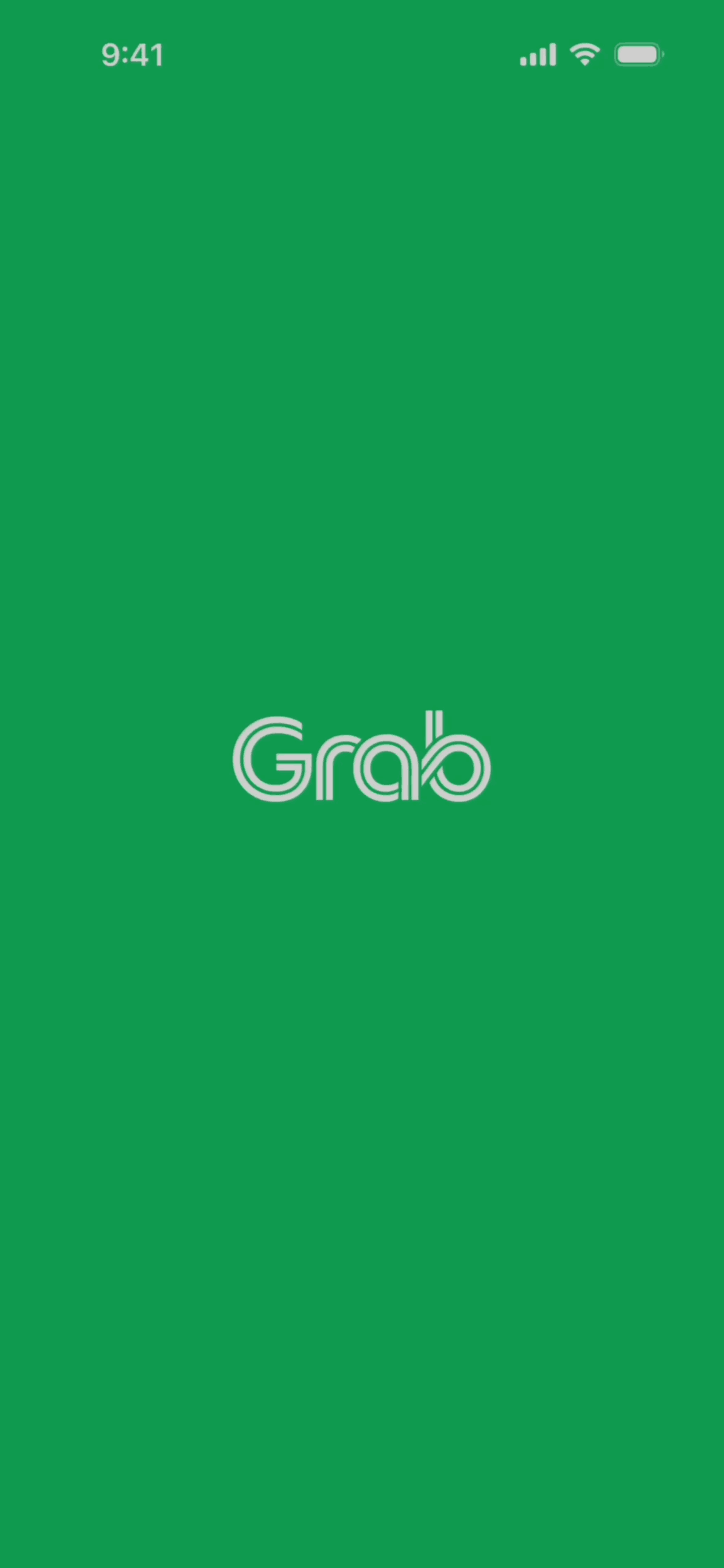 Grab iOS Finance interface screenshot 1