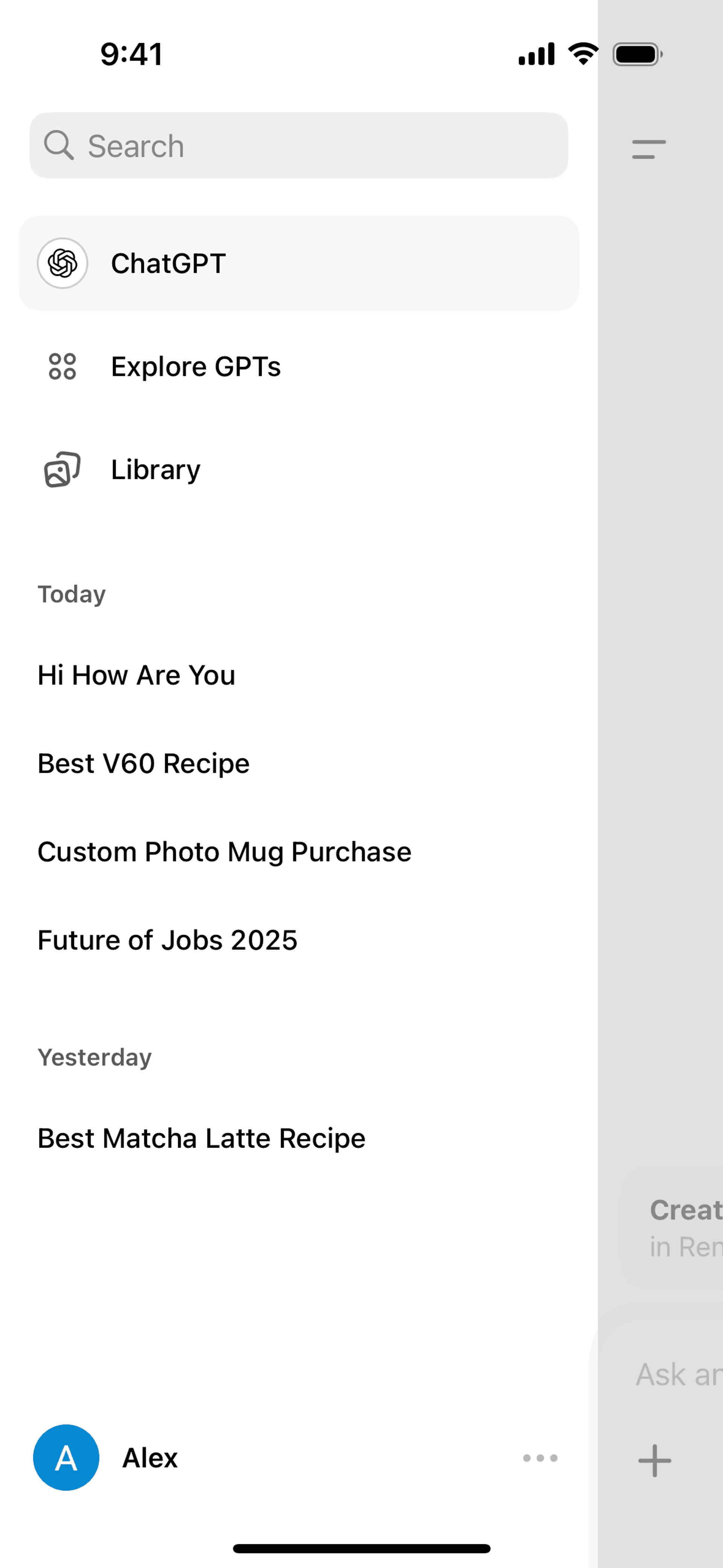 ChatGPT iOS AI interface screenshot 22