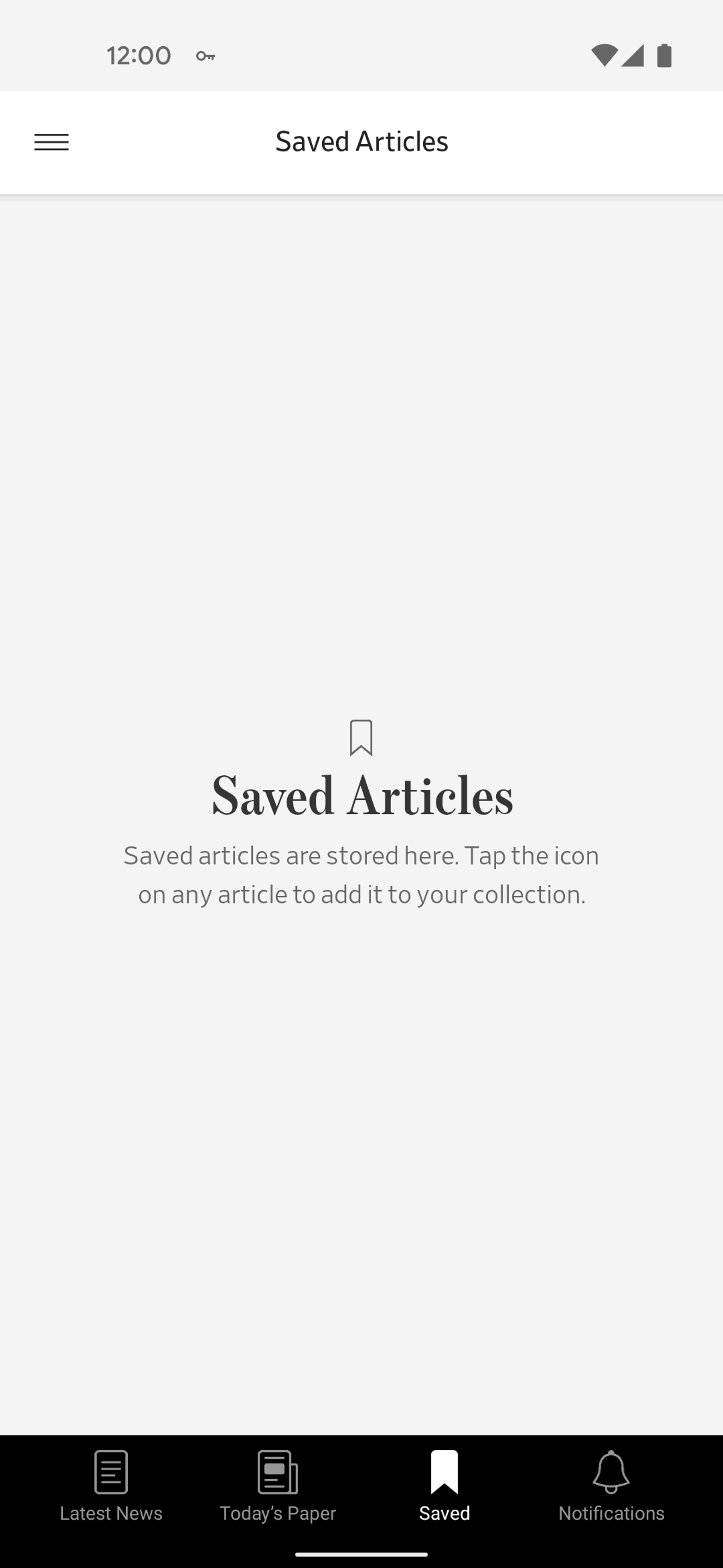 The Wall Street Journal Android News interface screenshot 7