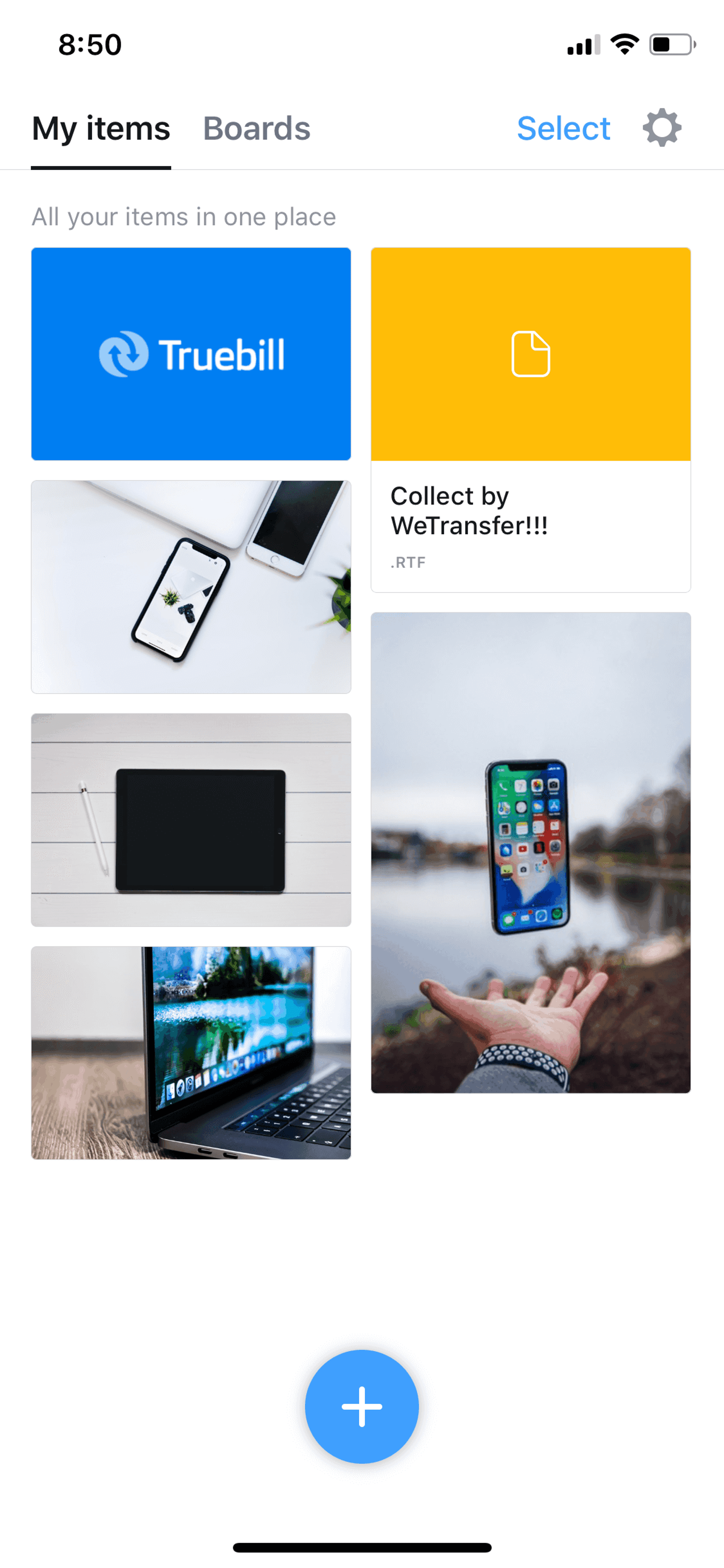 Collect iOS Productivity interface screenshot 18
