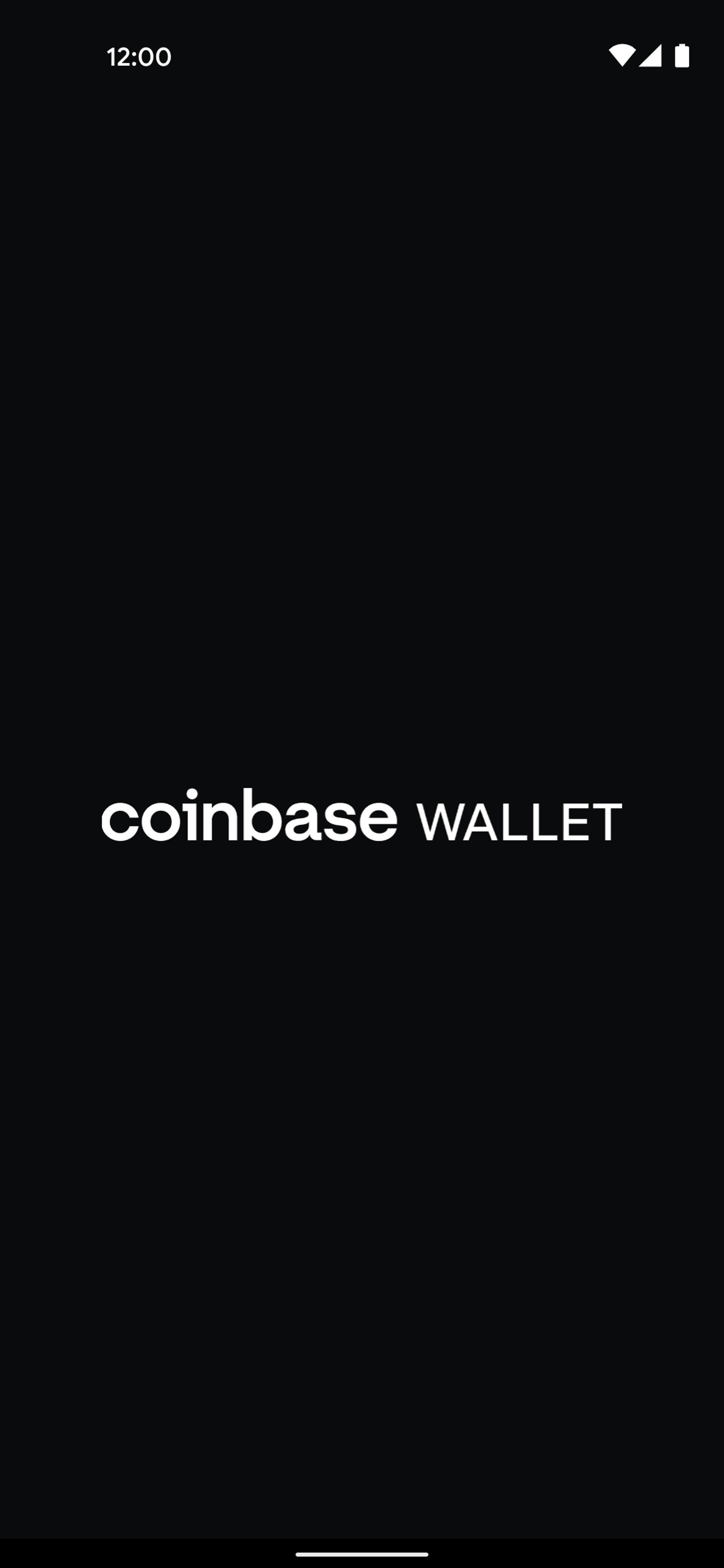 Coinbase Wallet Android Finance interface screenshot 1