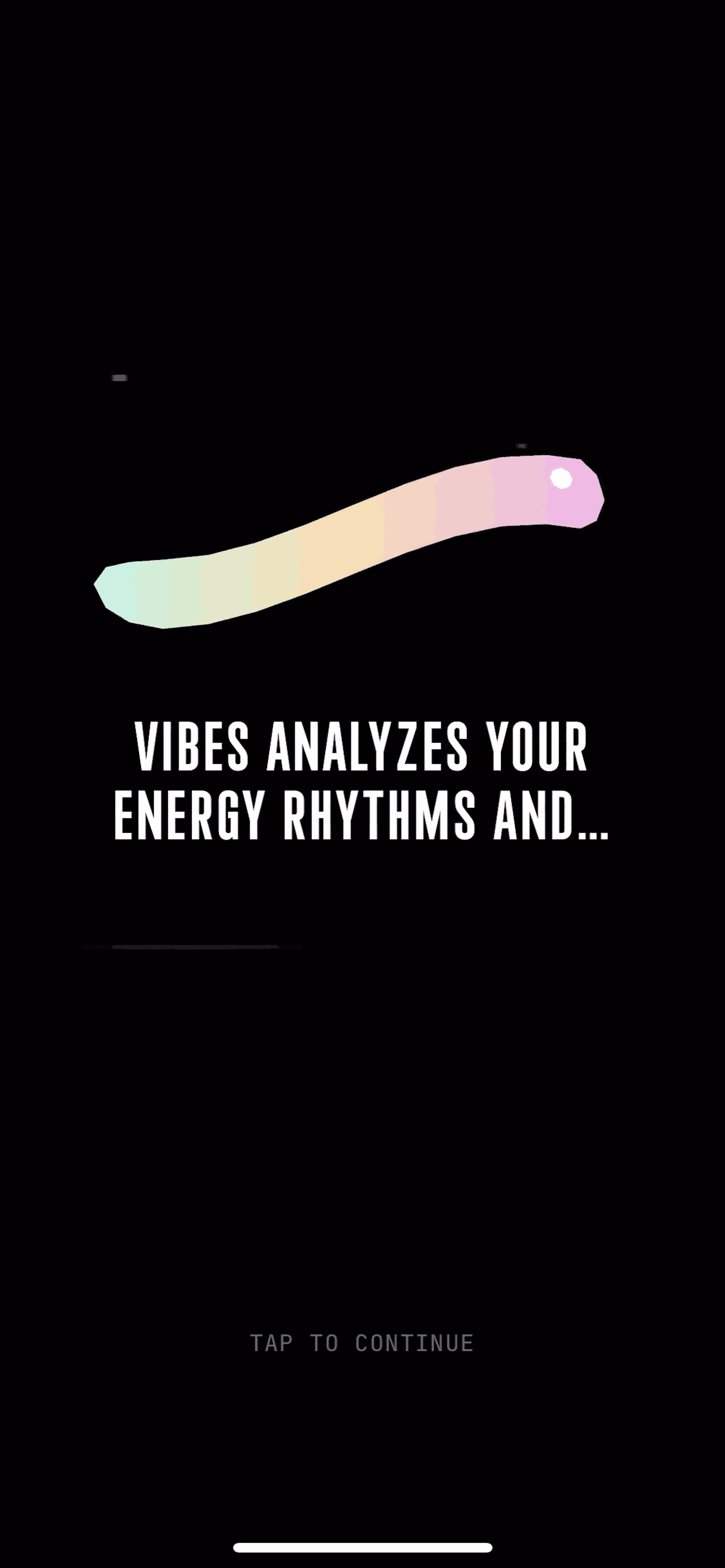 (Not Boring) Vibes iOS Health & Fitness interface screenshot 8