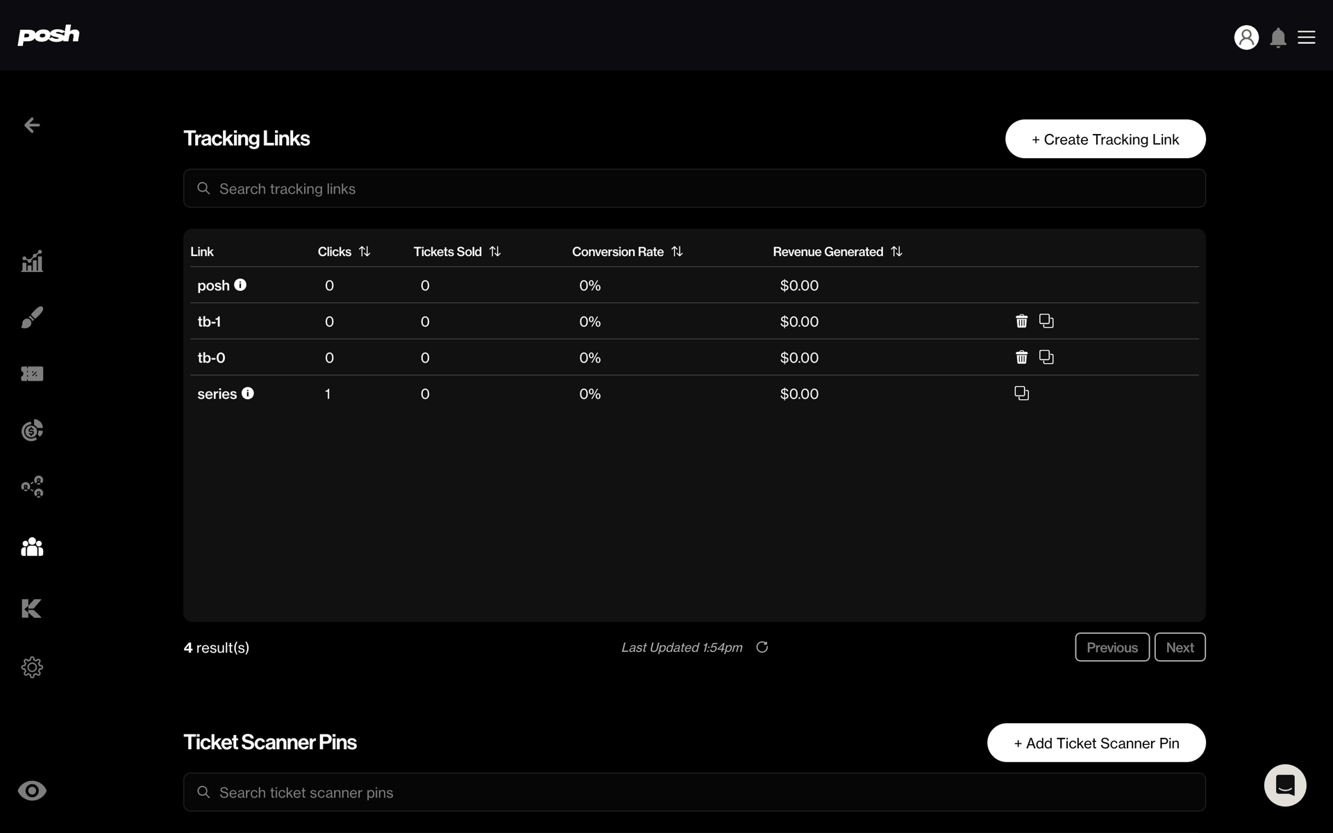 Posh Web Entertainment interface screenshot 6