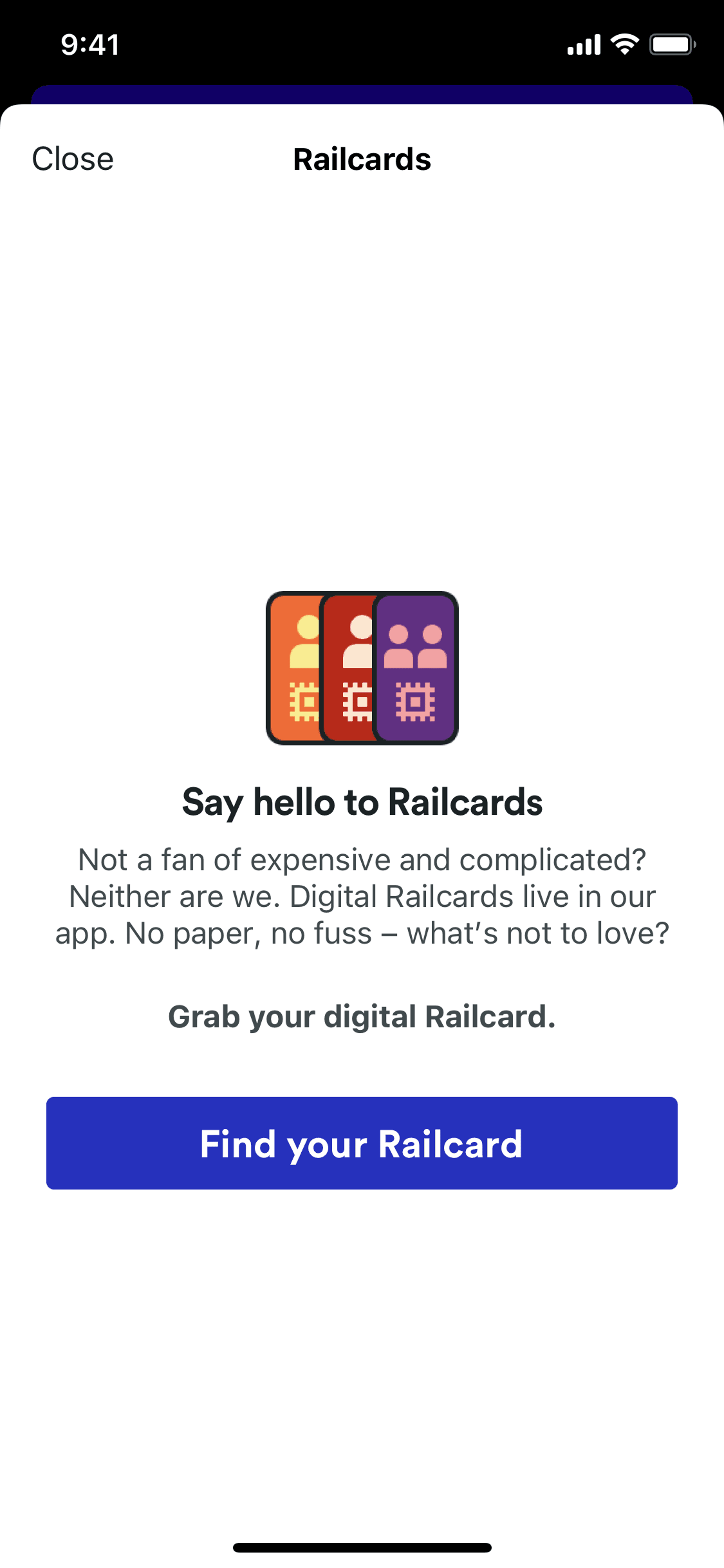 Trainline iOS Travel & Transportation interface screenshot 18
