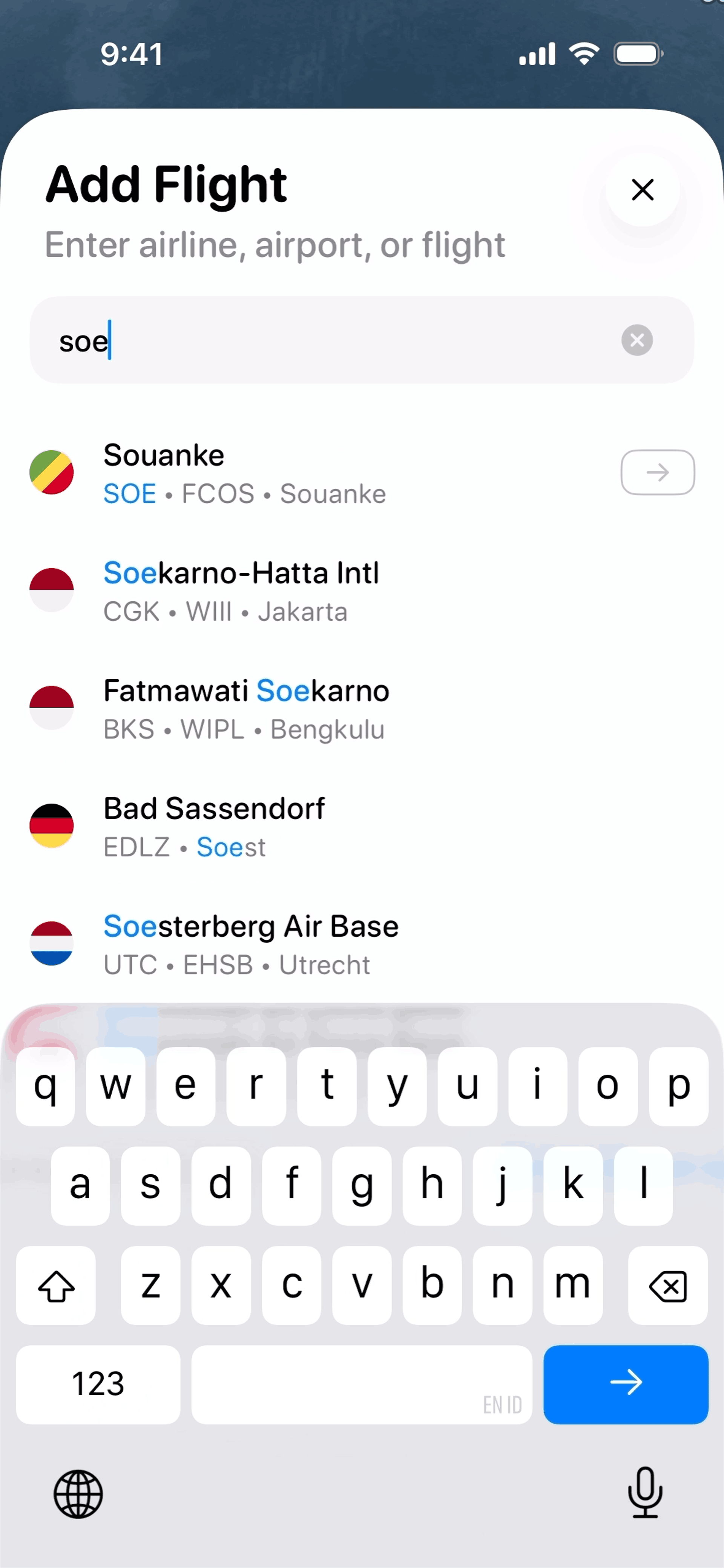 Flighty iOS Travel & Transportation interface screenshot 20