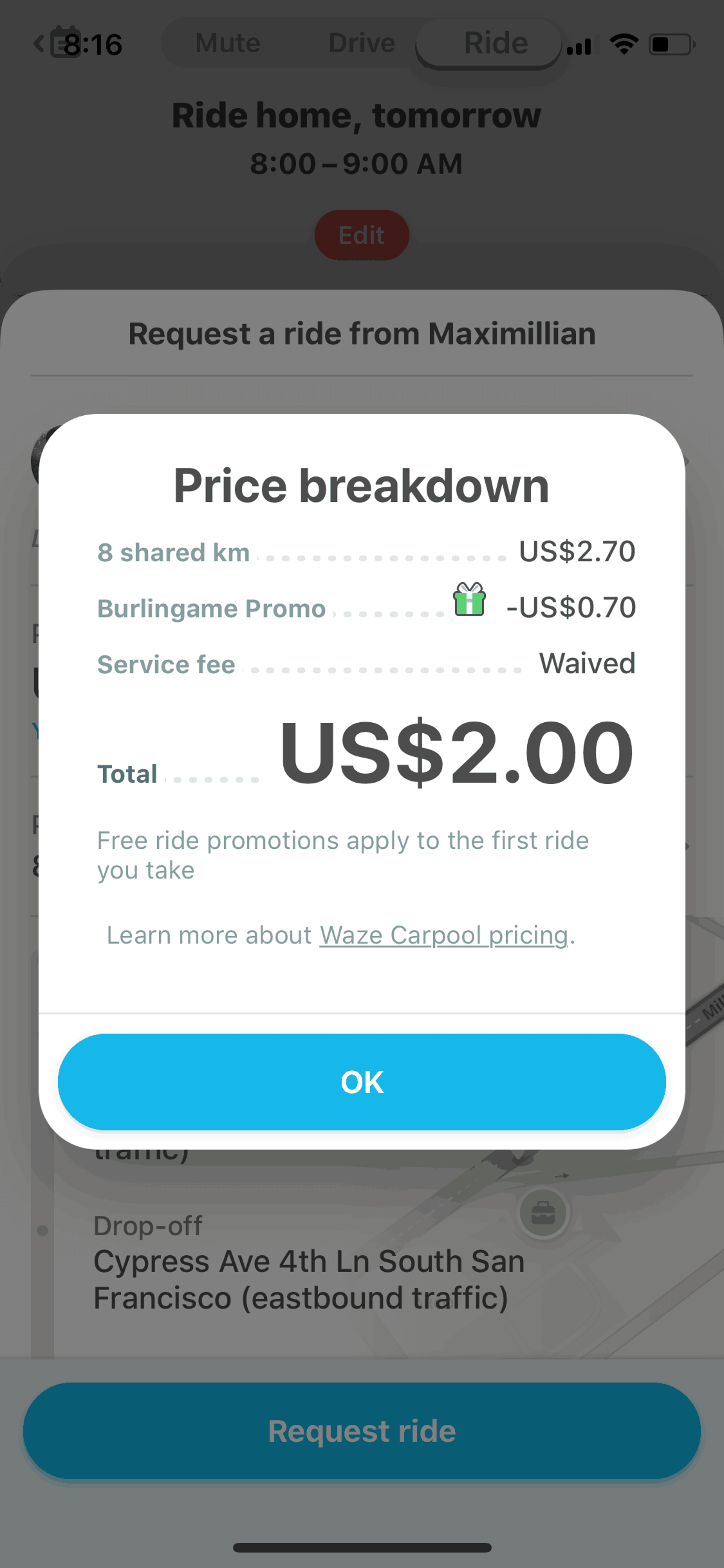 Waze Carpool iOS Maps & Navigation interface screenshot 22