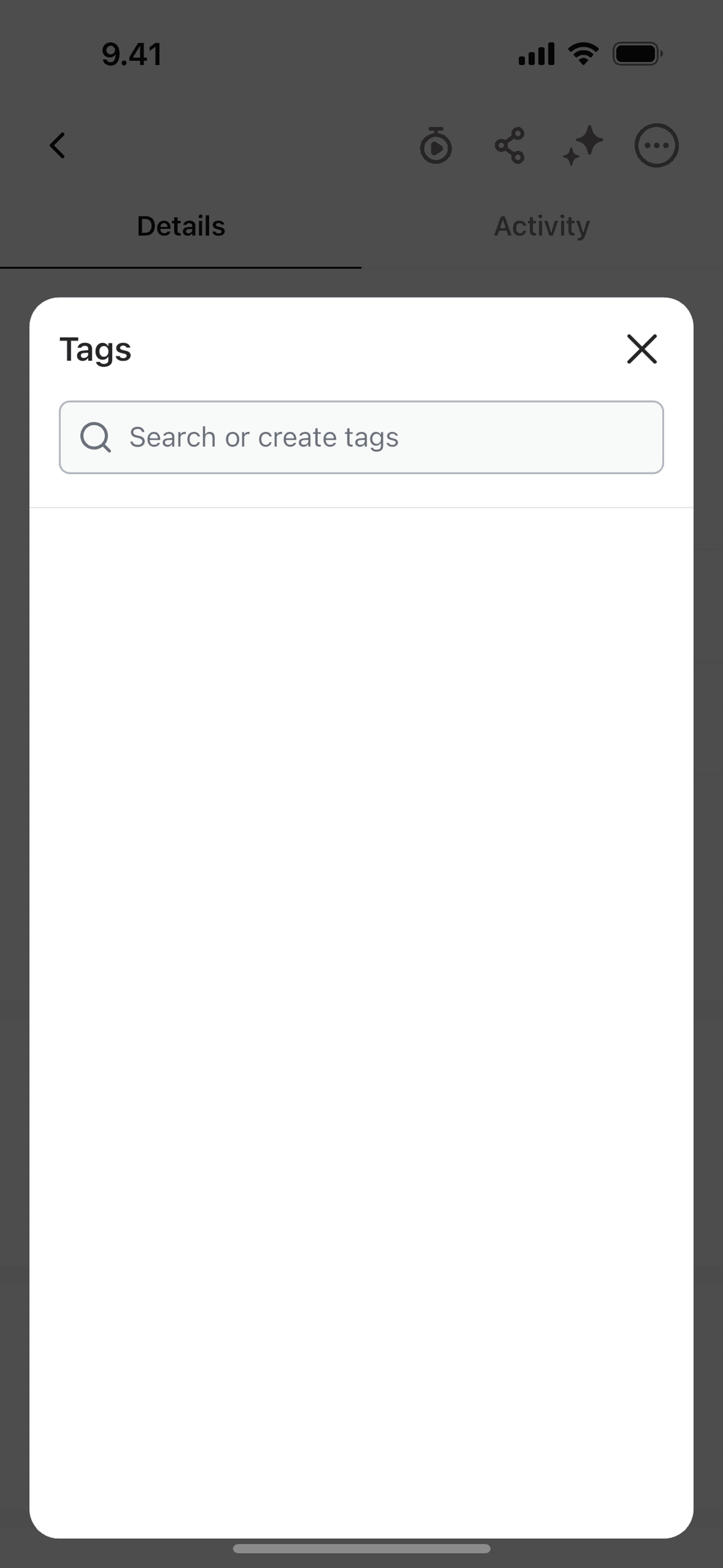 ClickUp iOS Productivity interface screenshot 22