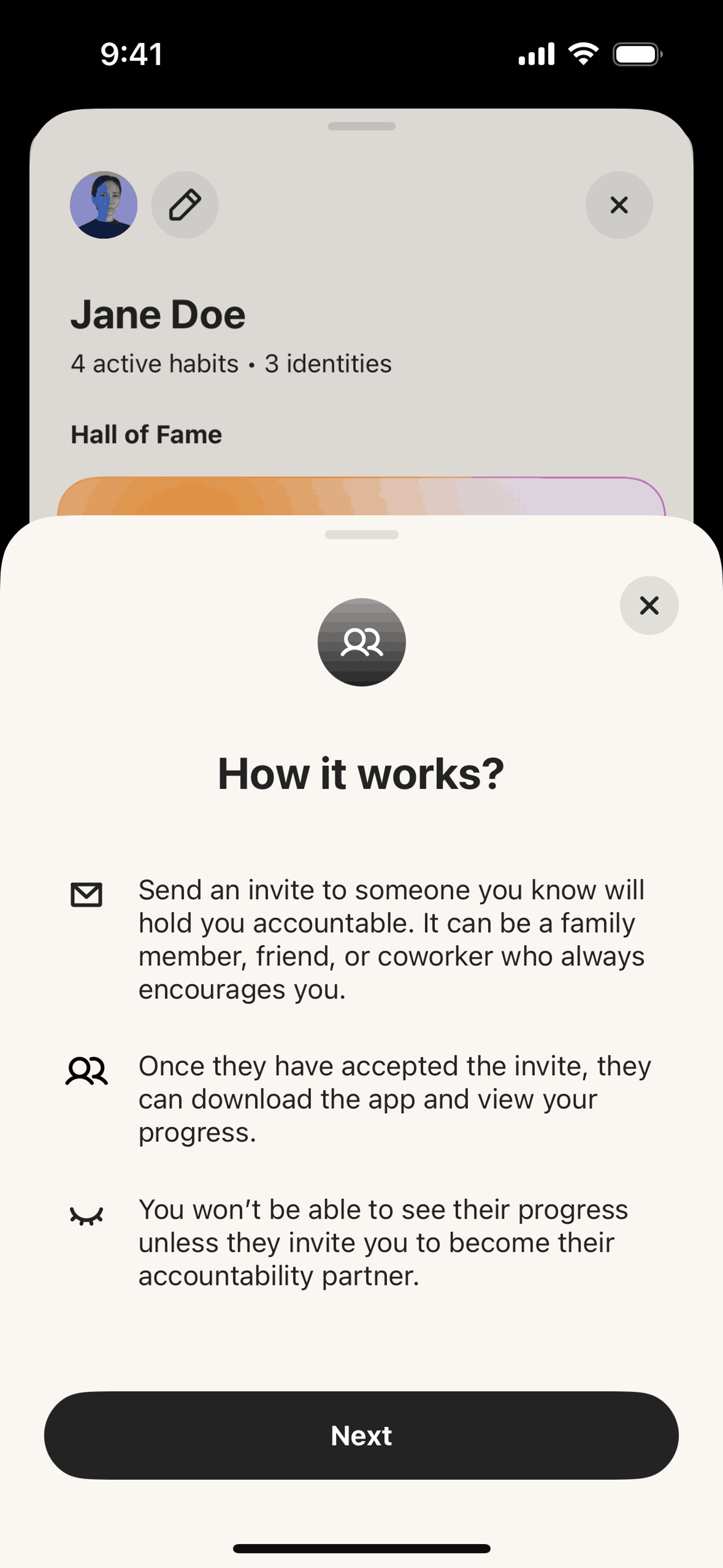 Atoms iOS Productivity interface screenshot 12