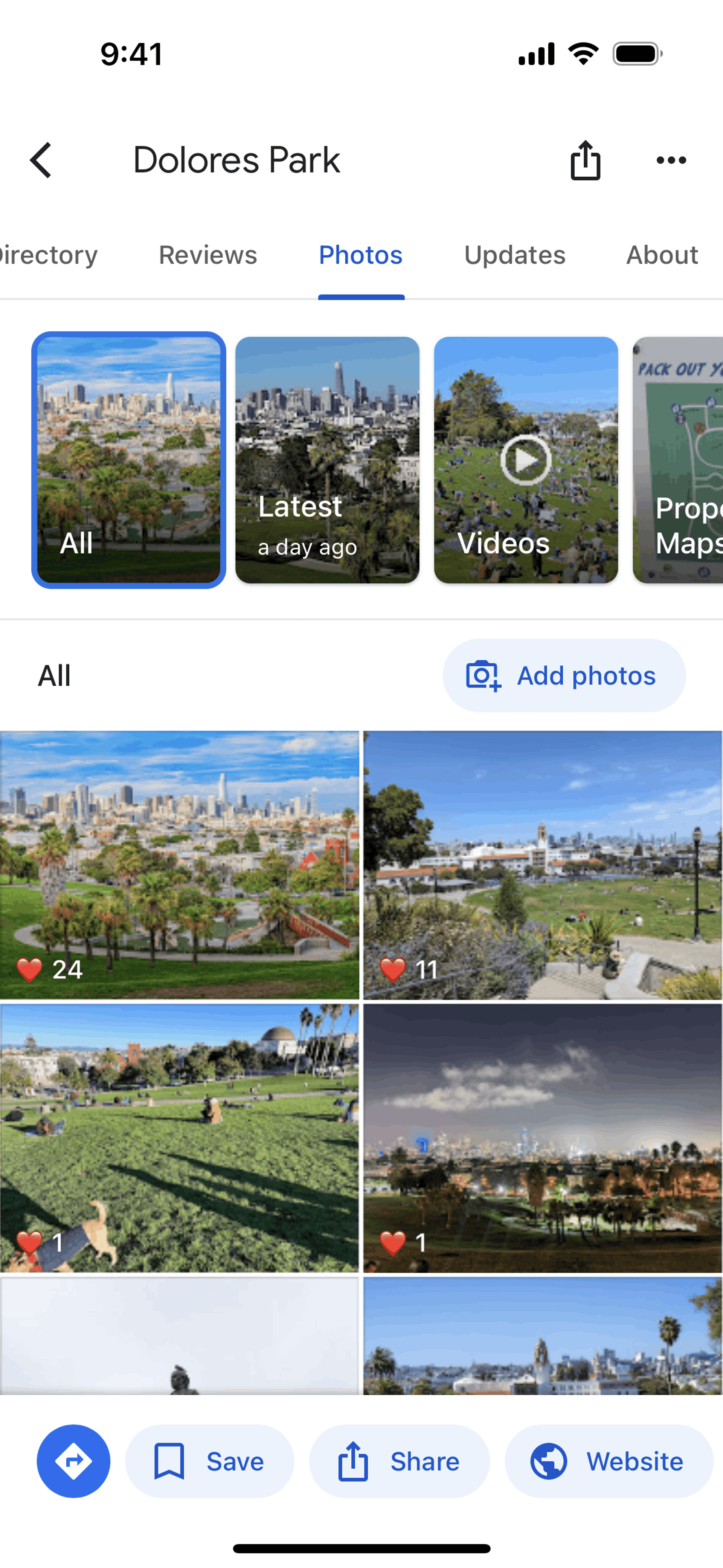 Google Maps iOS Maps & Navigation interface screenshot 14