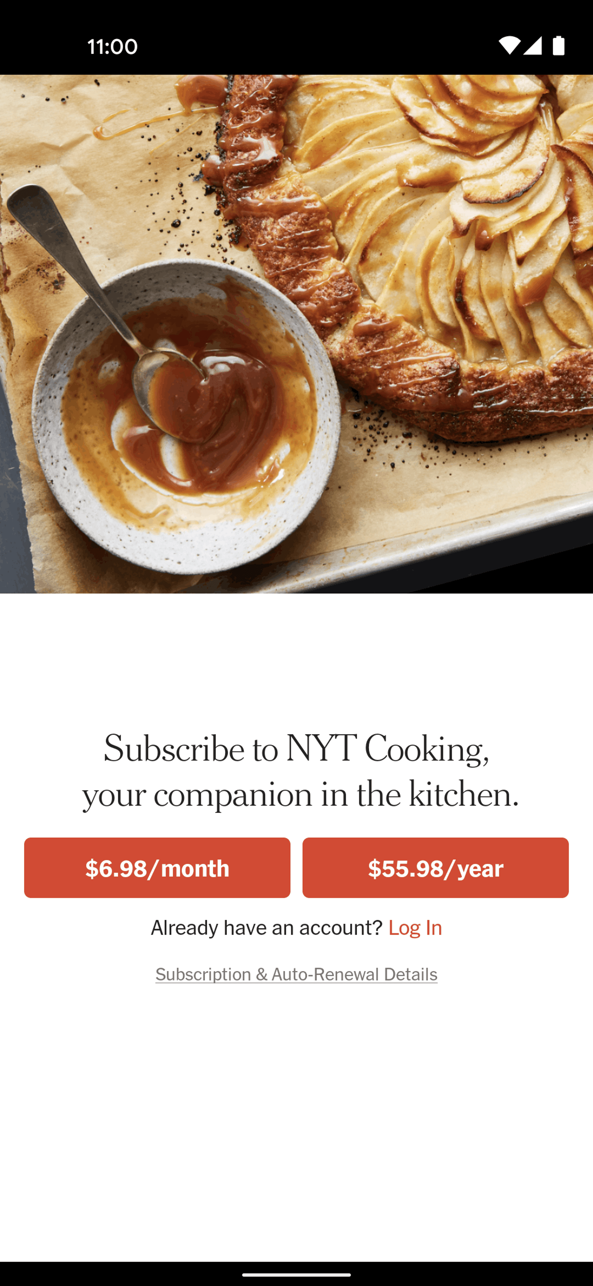 NYT Cooking Android Food & Drink interface screenshot 3