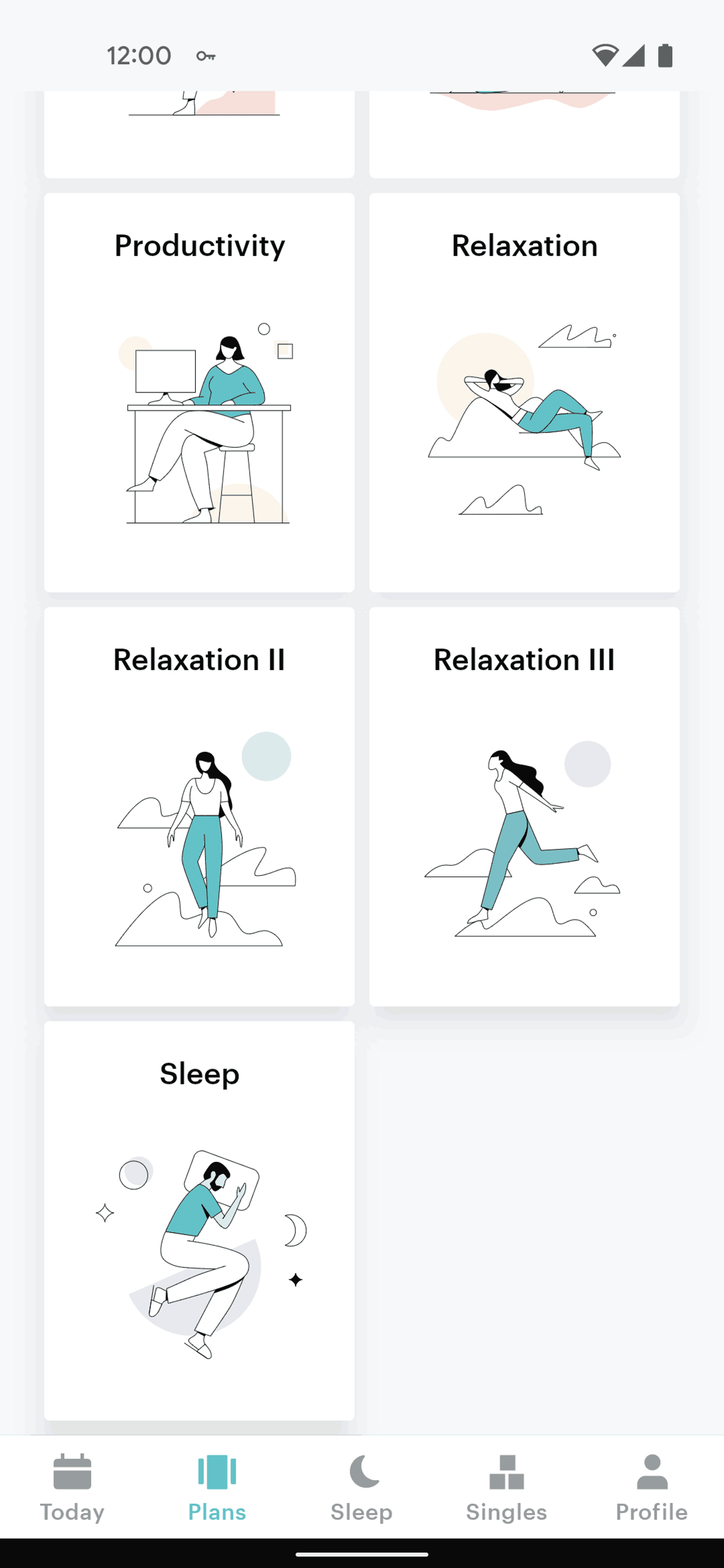 Balance Android Health & Fitness interface screenshot 23