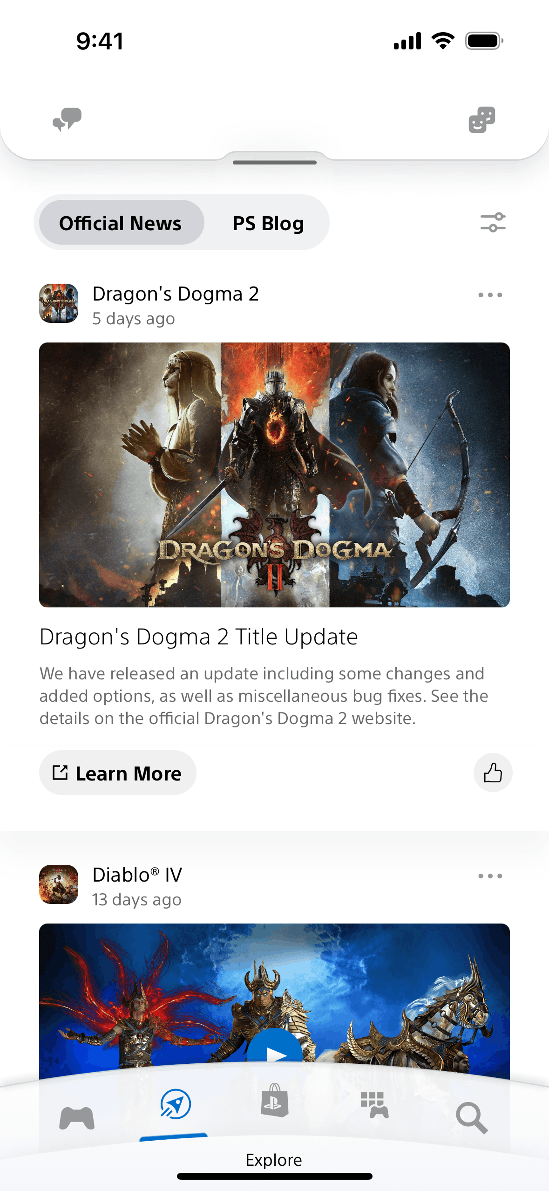 PlayStation App iOS Entertainment interface screenshot 20