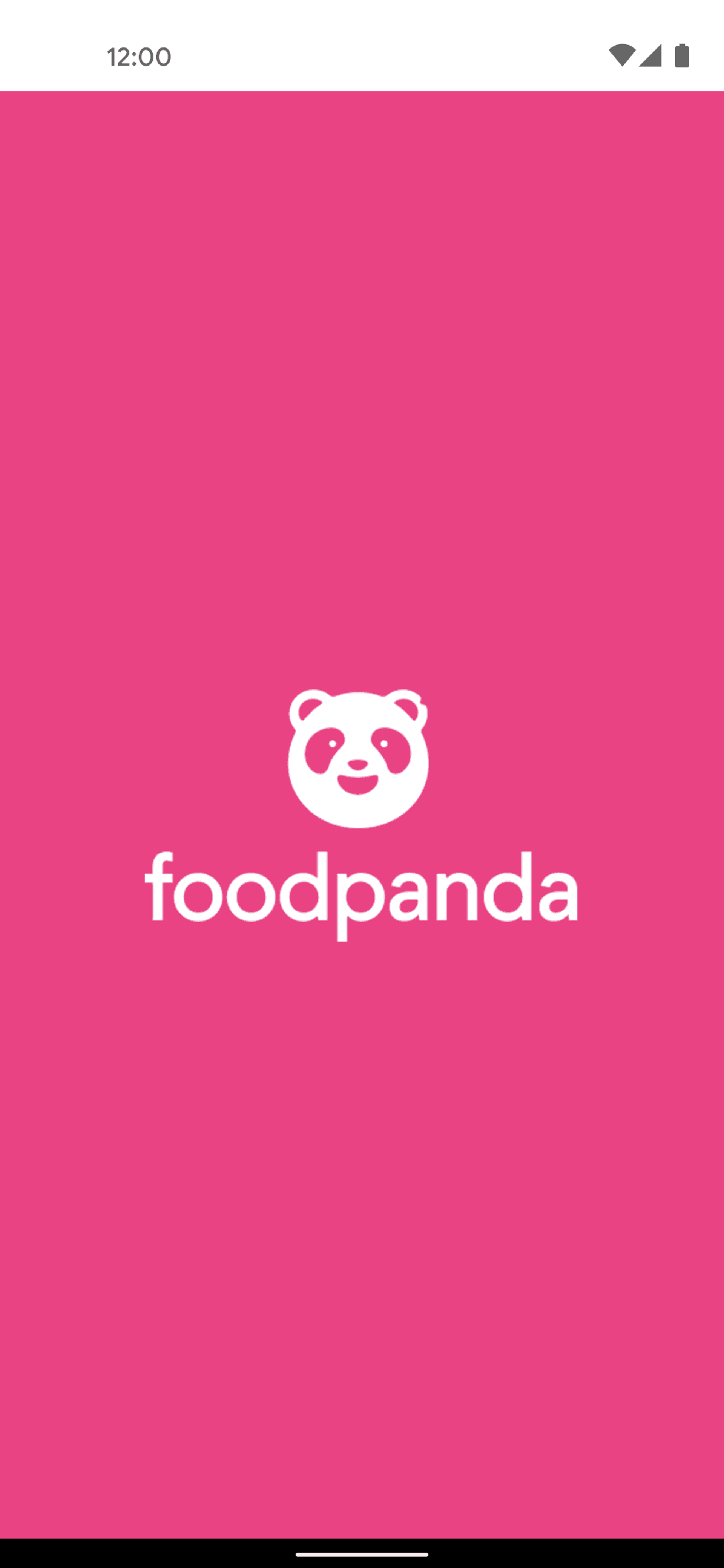 foodpanda Android Food & Drink interface screenshot 1