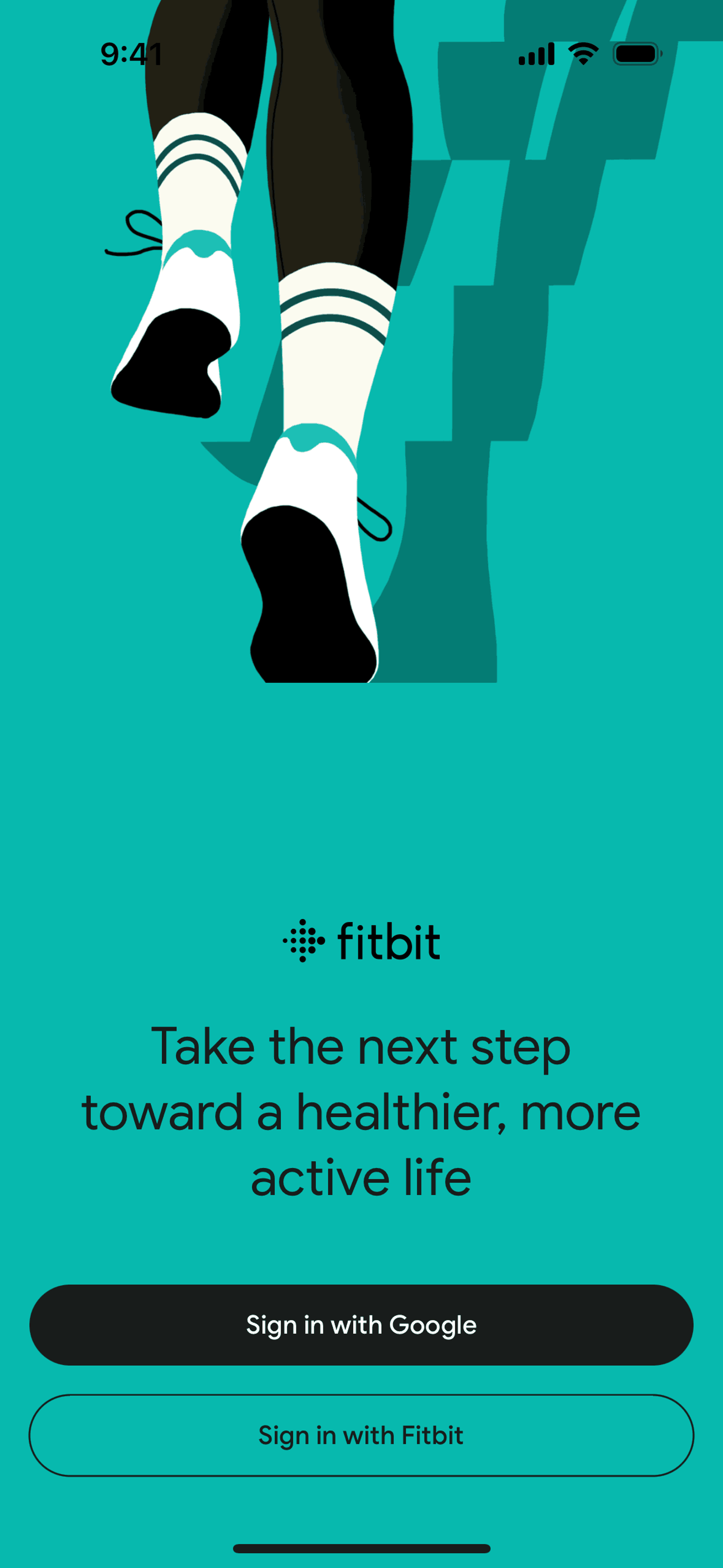 Fitbit iOS Health & Fitness interface screenshot 3