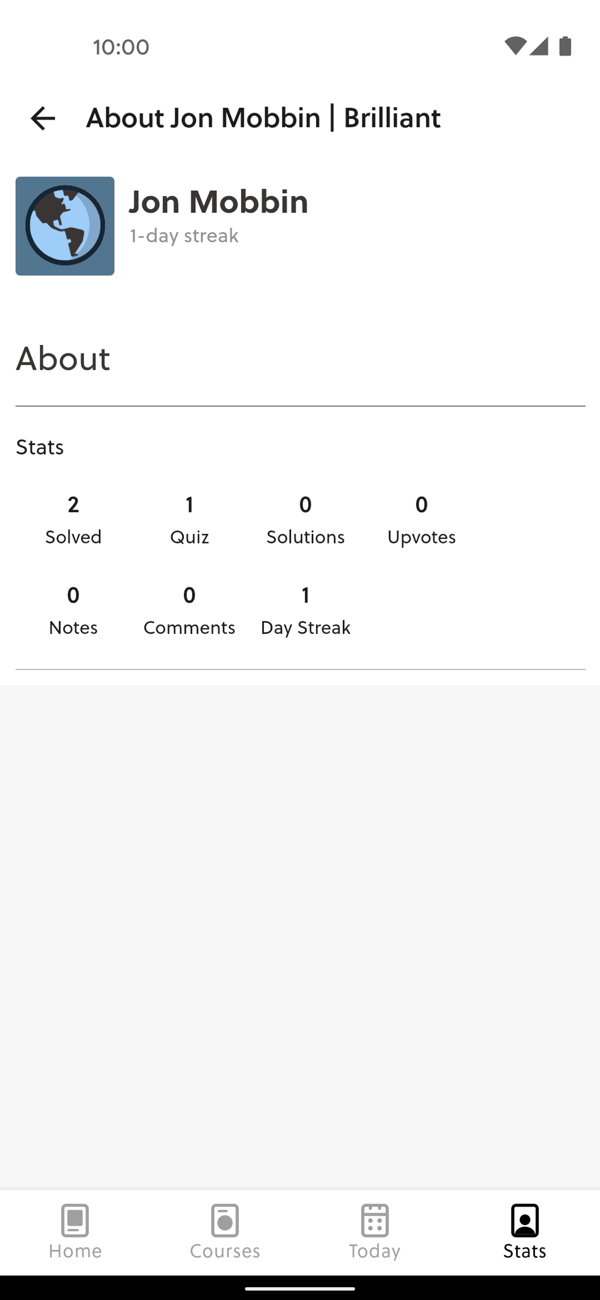 Brilliant Android Education interface screenshot 9