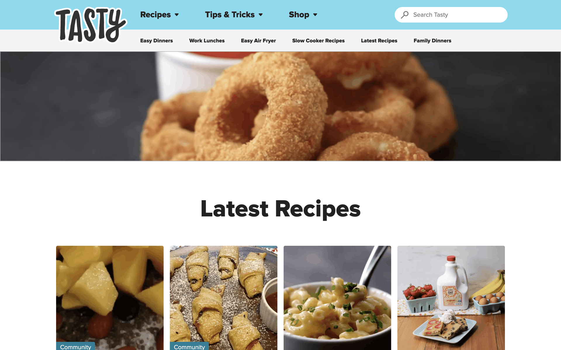 Tasty Web Food & Drink interface screenshot 8