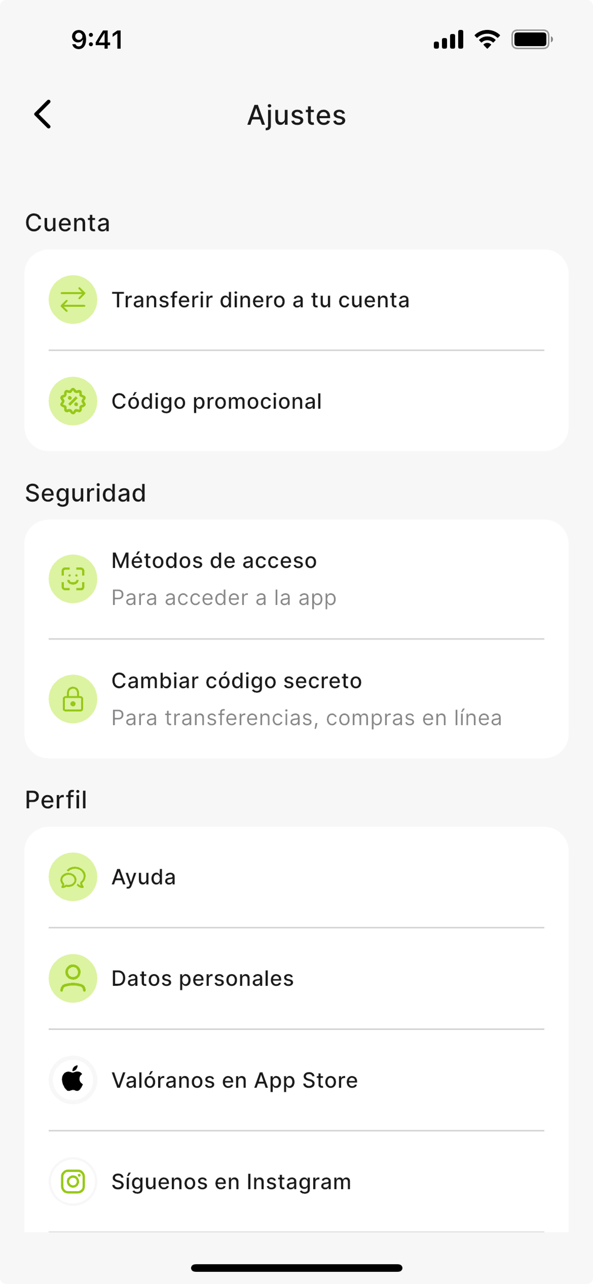 Plazo iOS Finance interface screenshot 3