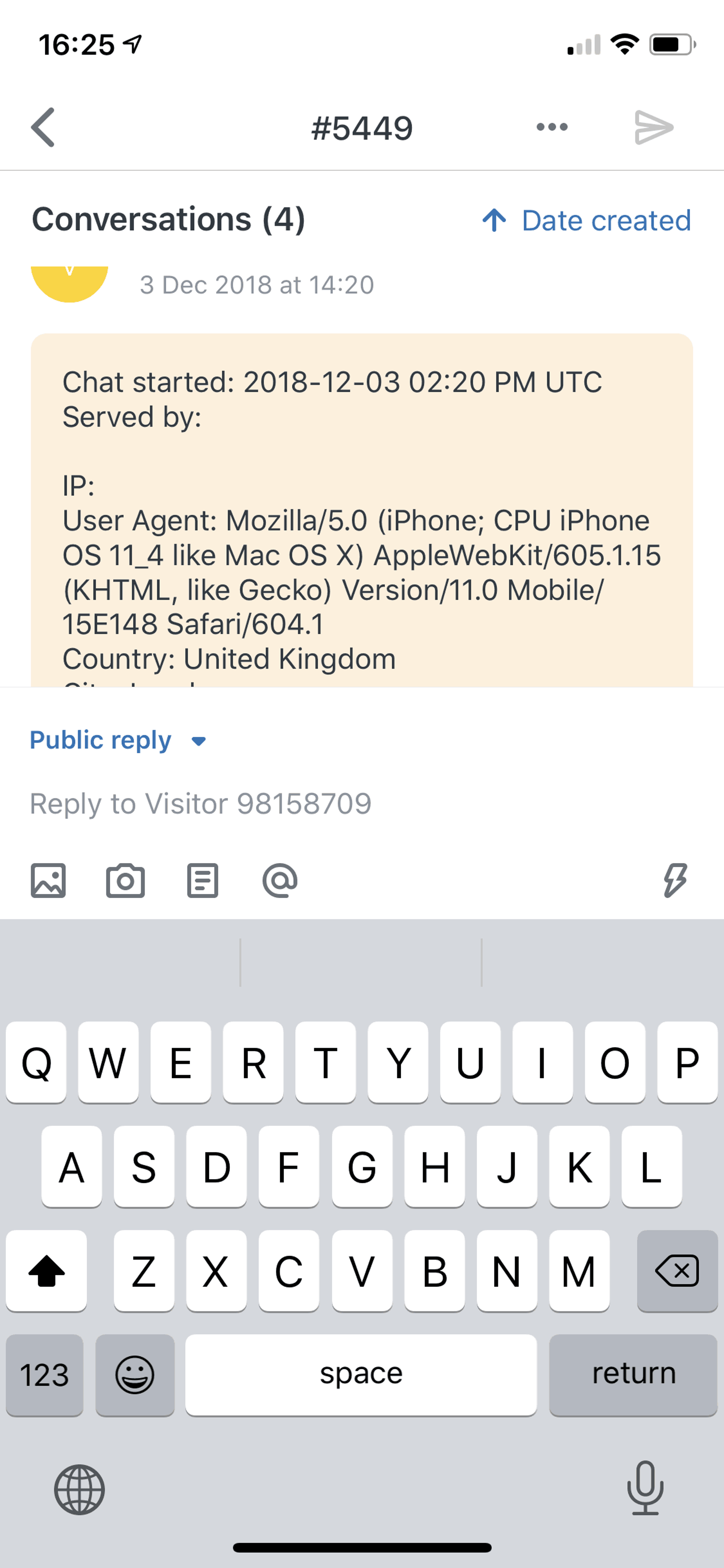 Zendesk Support iOS Business interface screenshot 21