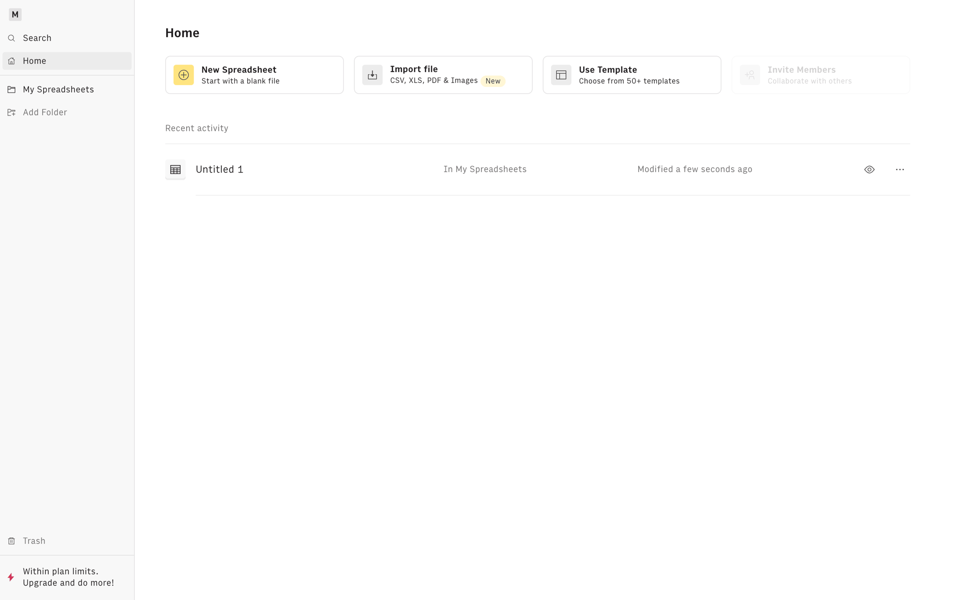 Rows Web AI interface screenshot 3