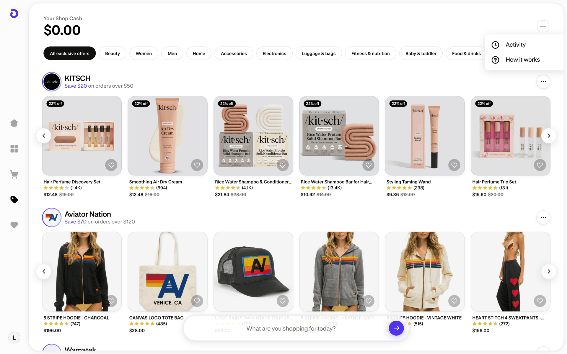 Shop Web AI interface screenshot 5