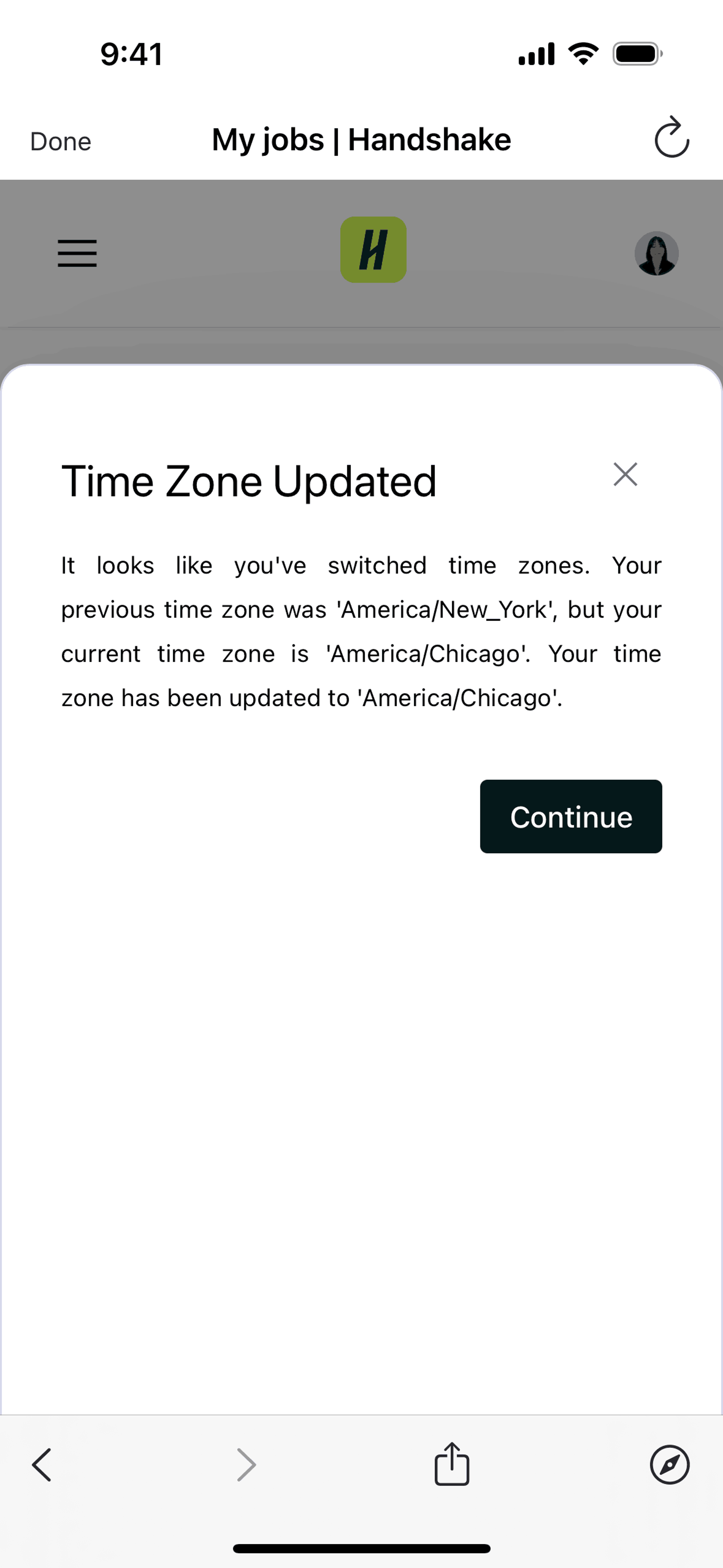 Handshake iOS Business interface screenshot 10