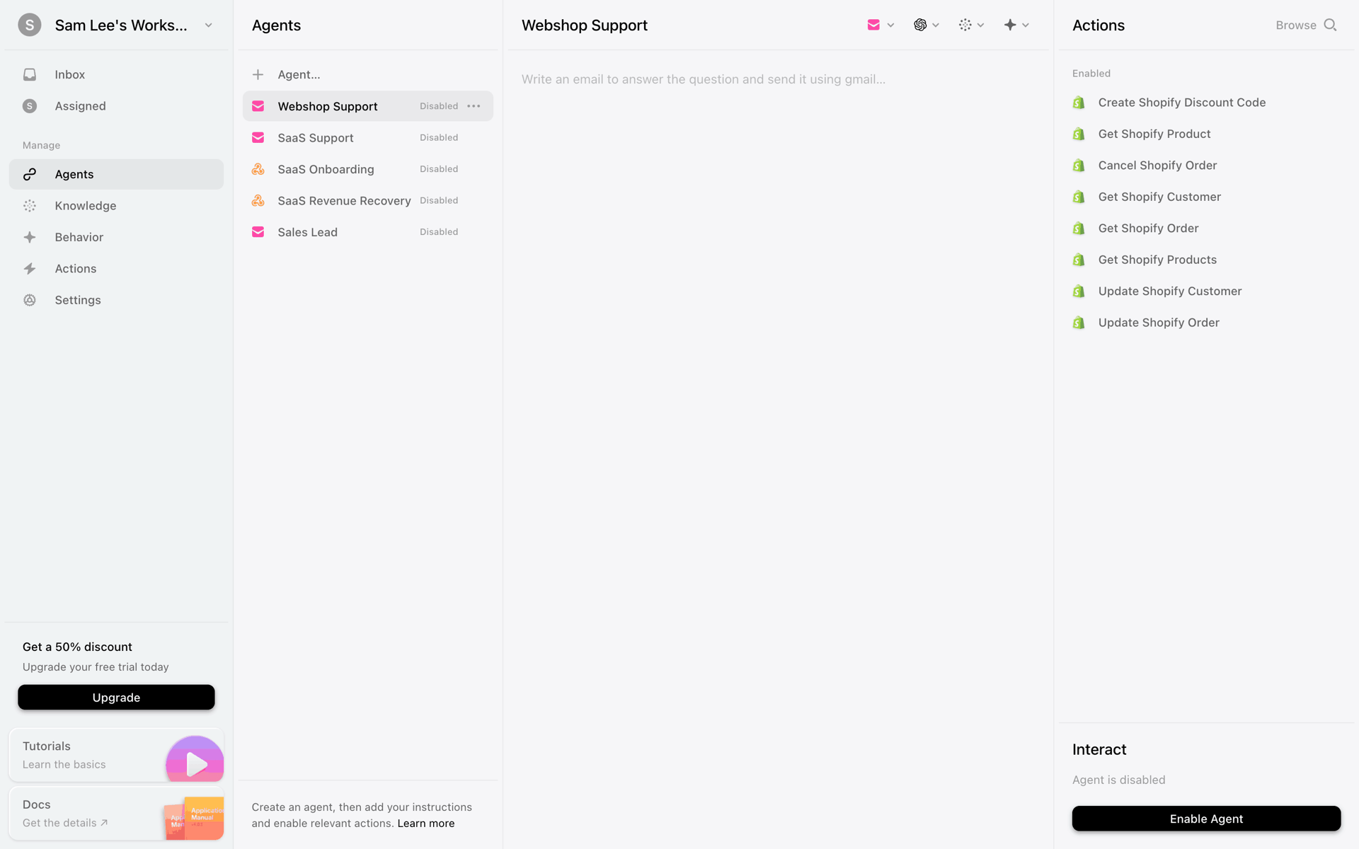 Lemni Web Business interface screenshot 19