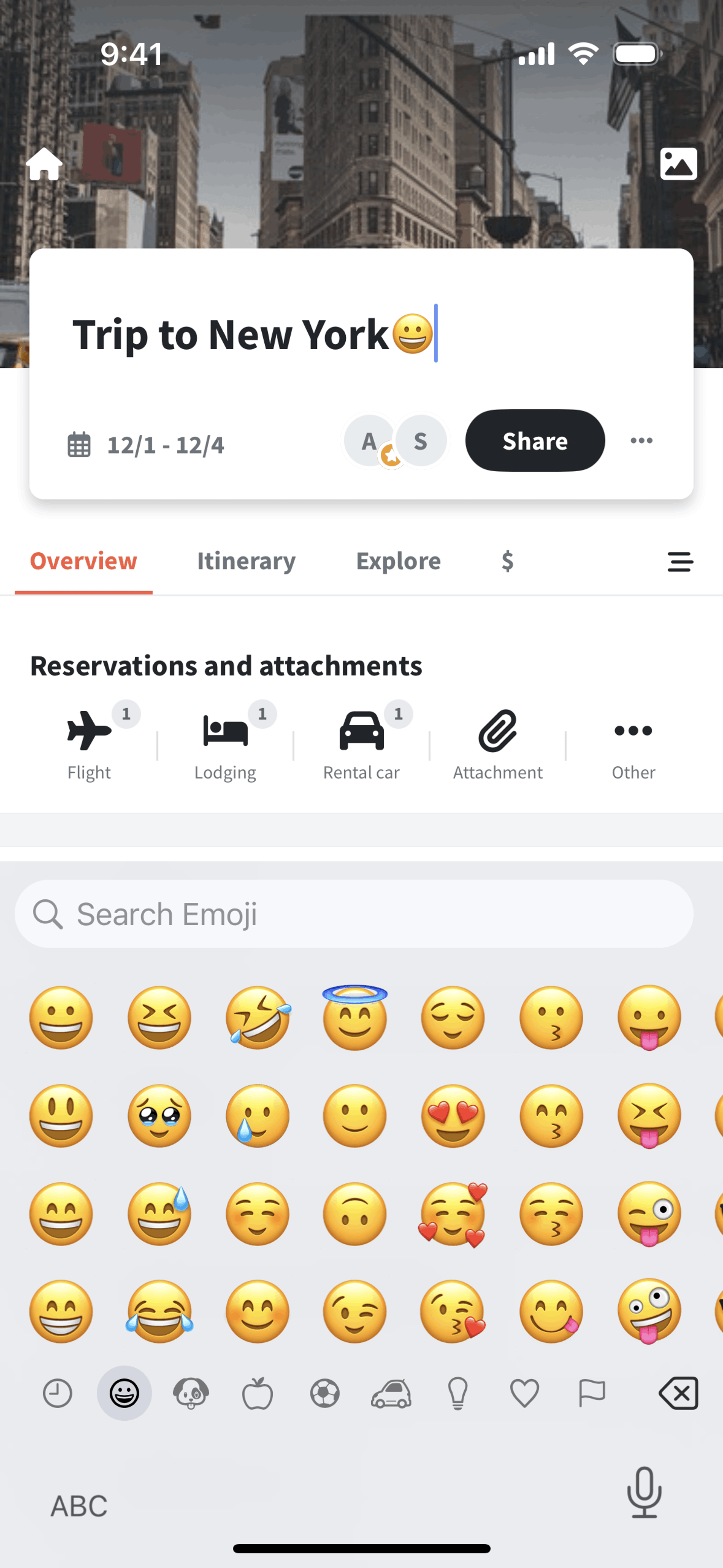 Wanderlog iOS Travel & Transportation interface screenshot 17