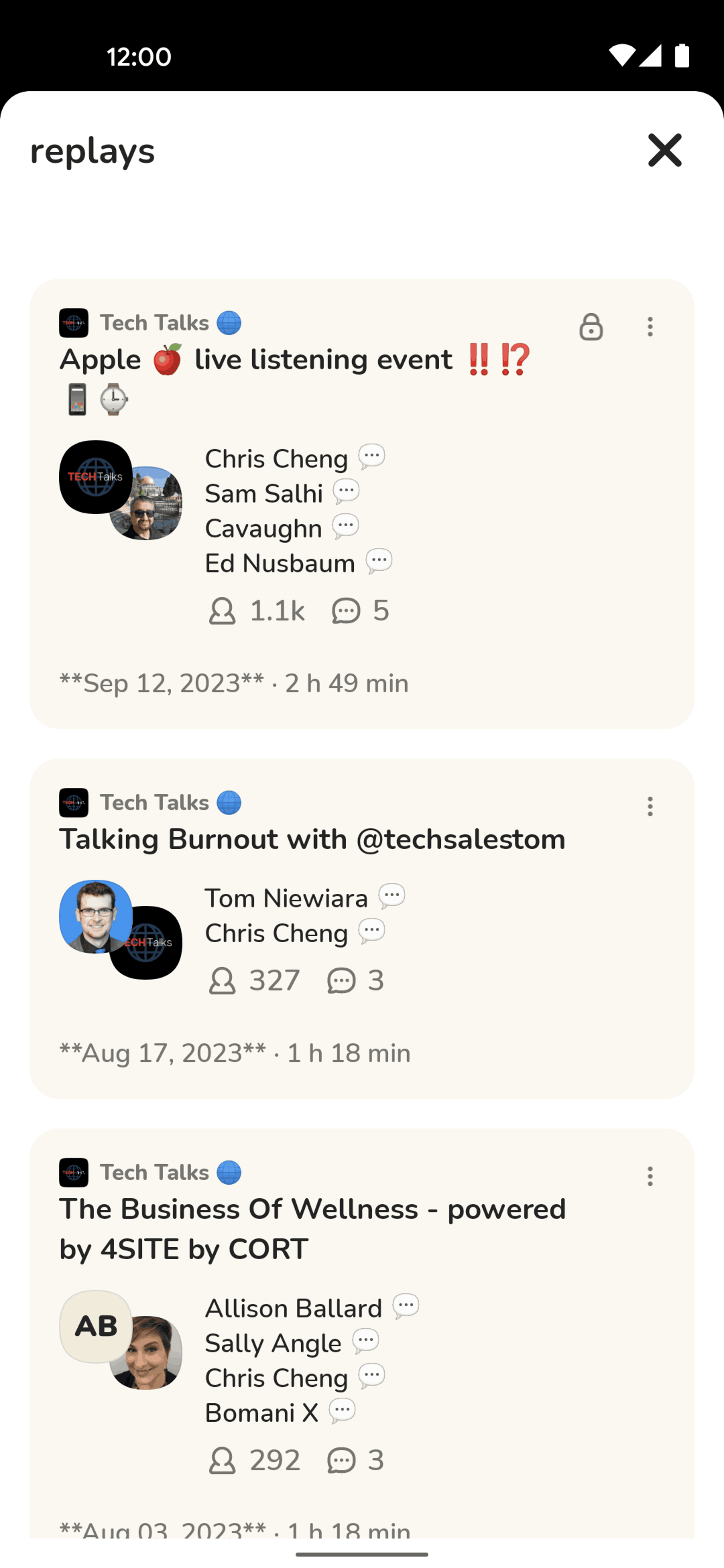 Clubhouse Android Social Networking interface screenshot 7