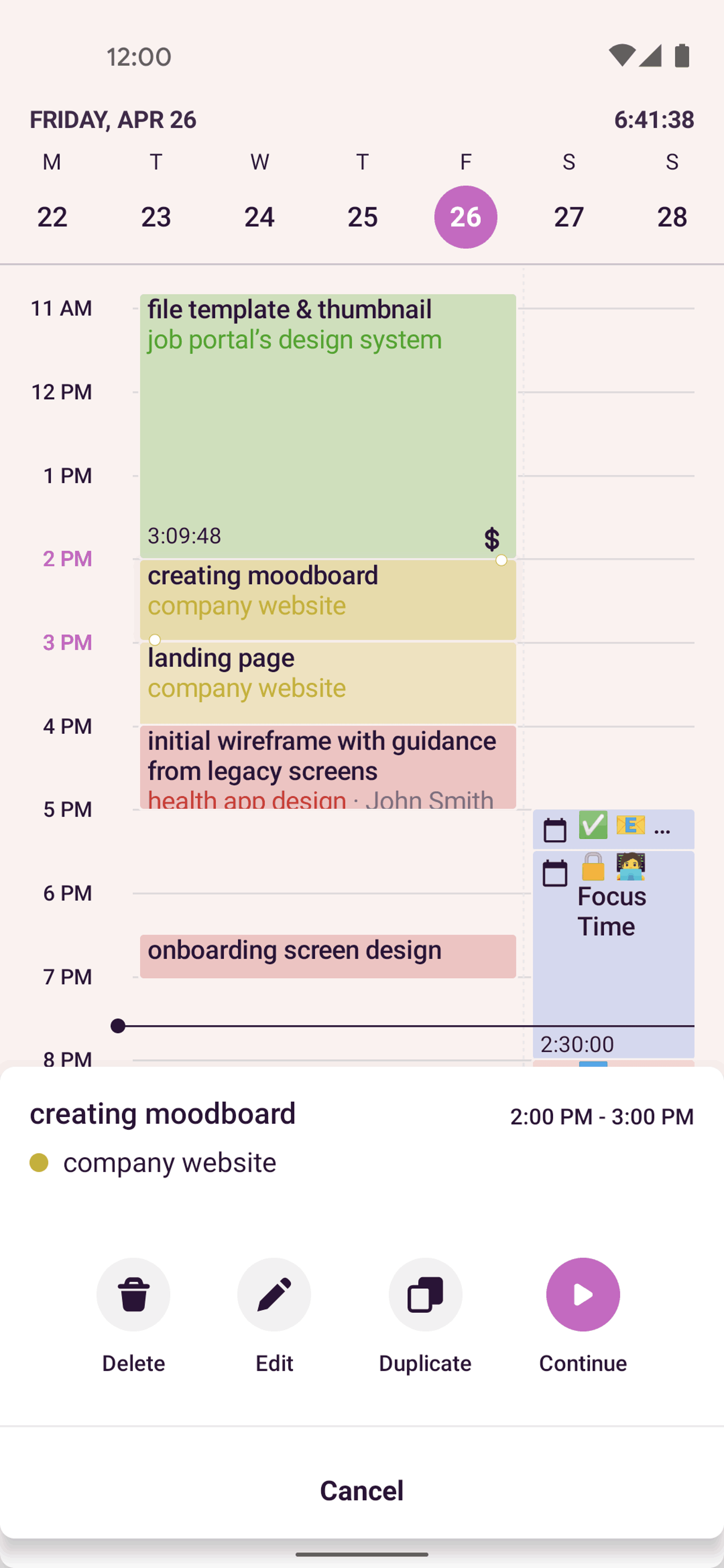 Toggl Track Android Business interface screenshot 8