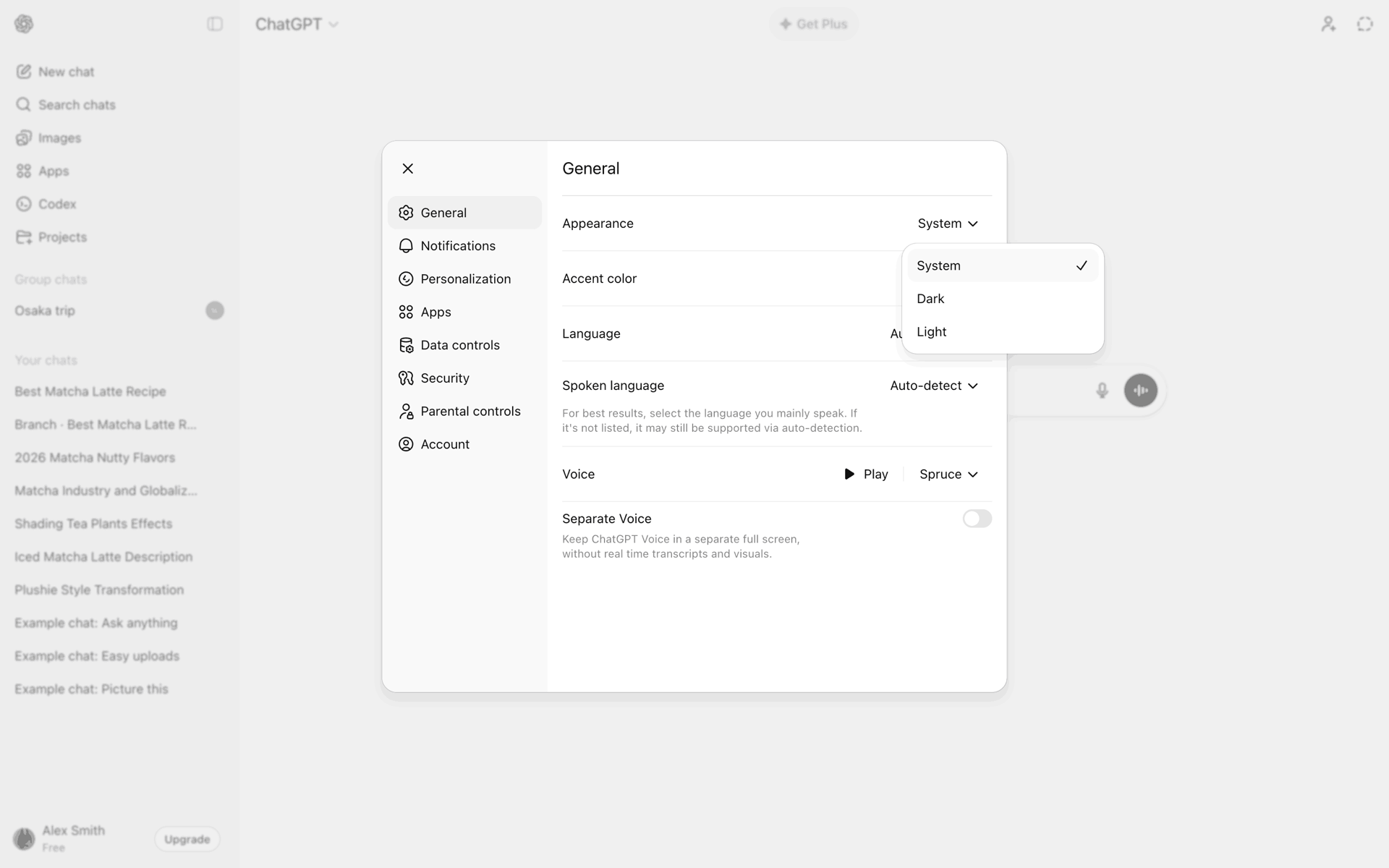 ChatGPT Web AI interface screenshot 24