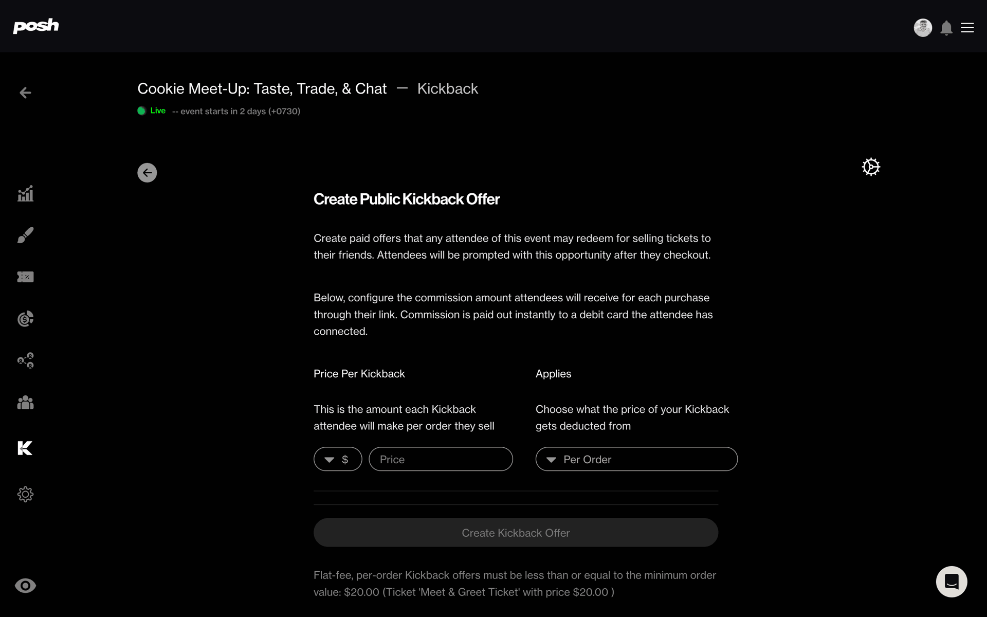 Posh Web Entertainment interface screenshot 11
