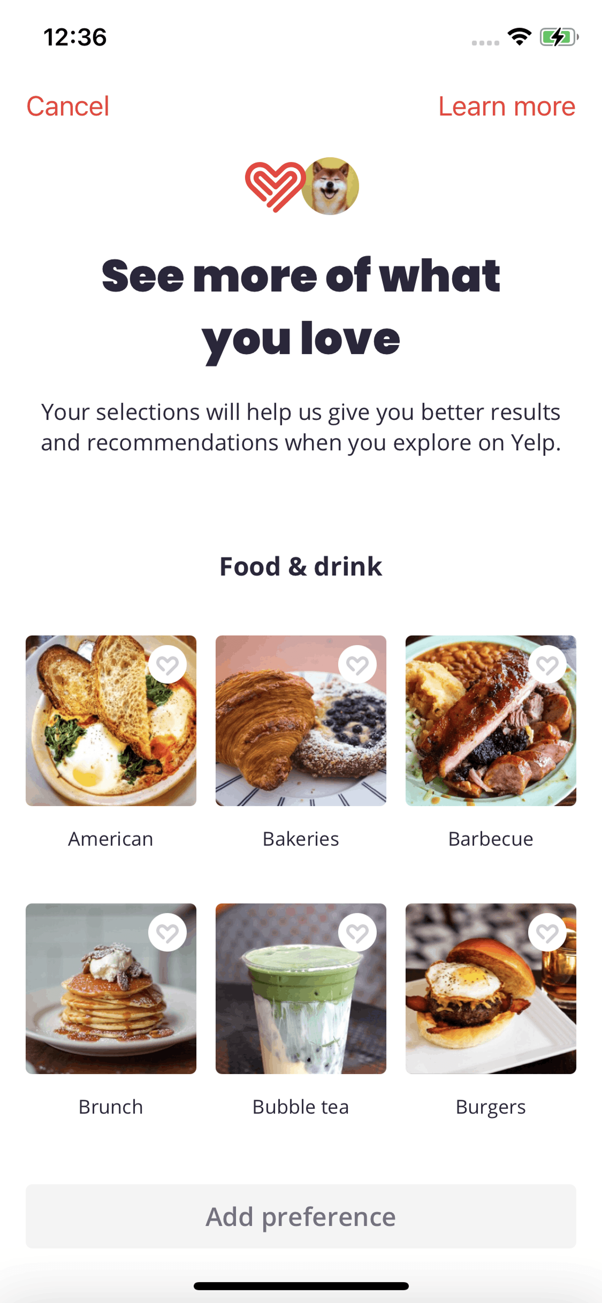 Yelp iOS Food & Drink interface screenshot 15