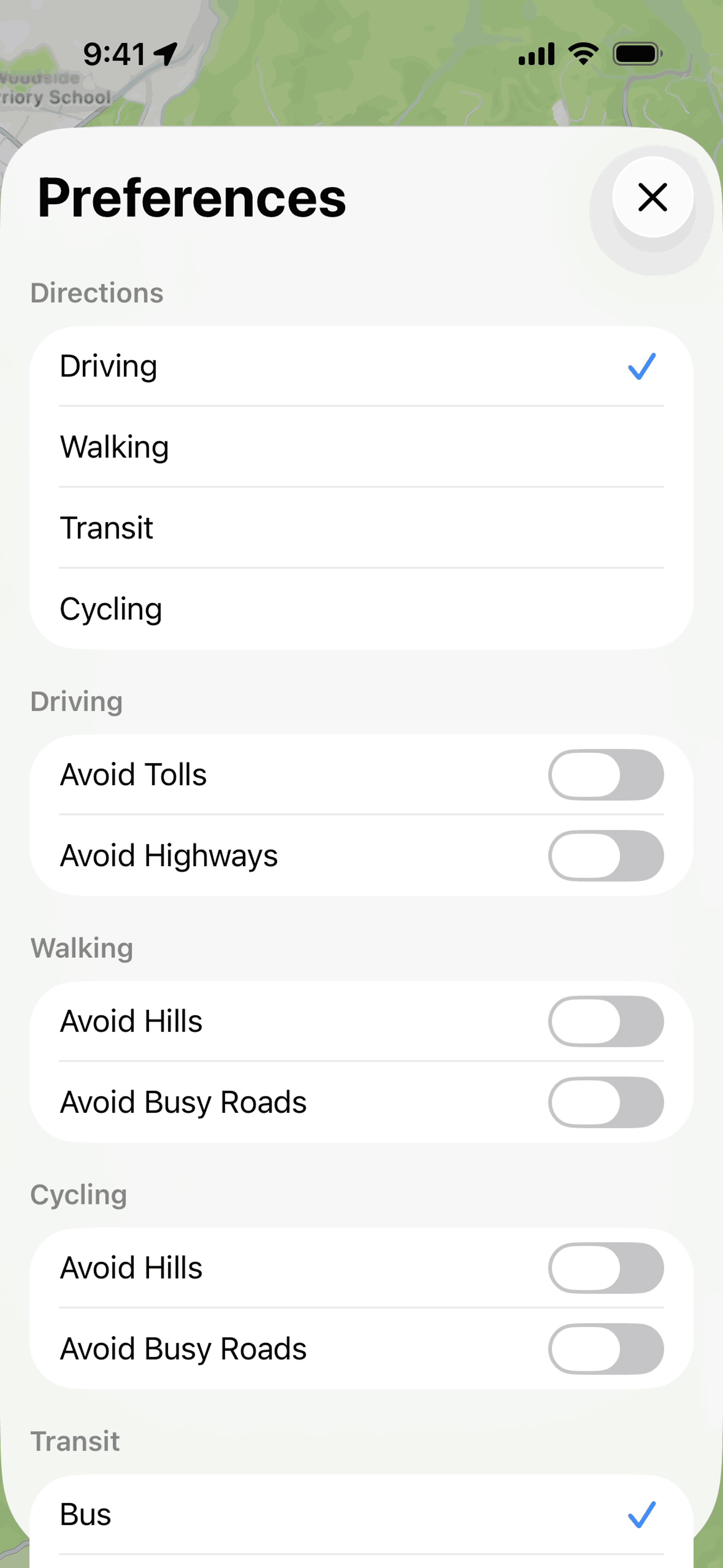 Apple Maps iOS Maps & Navigation interface screenshot 18