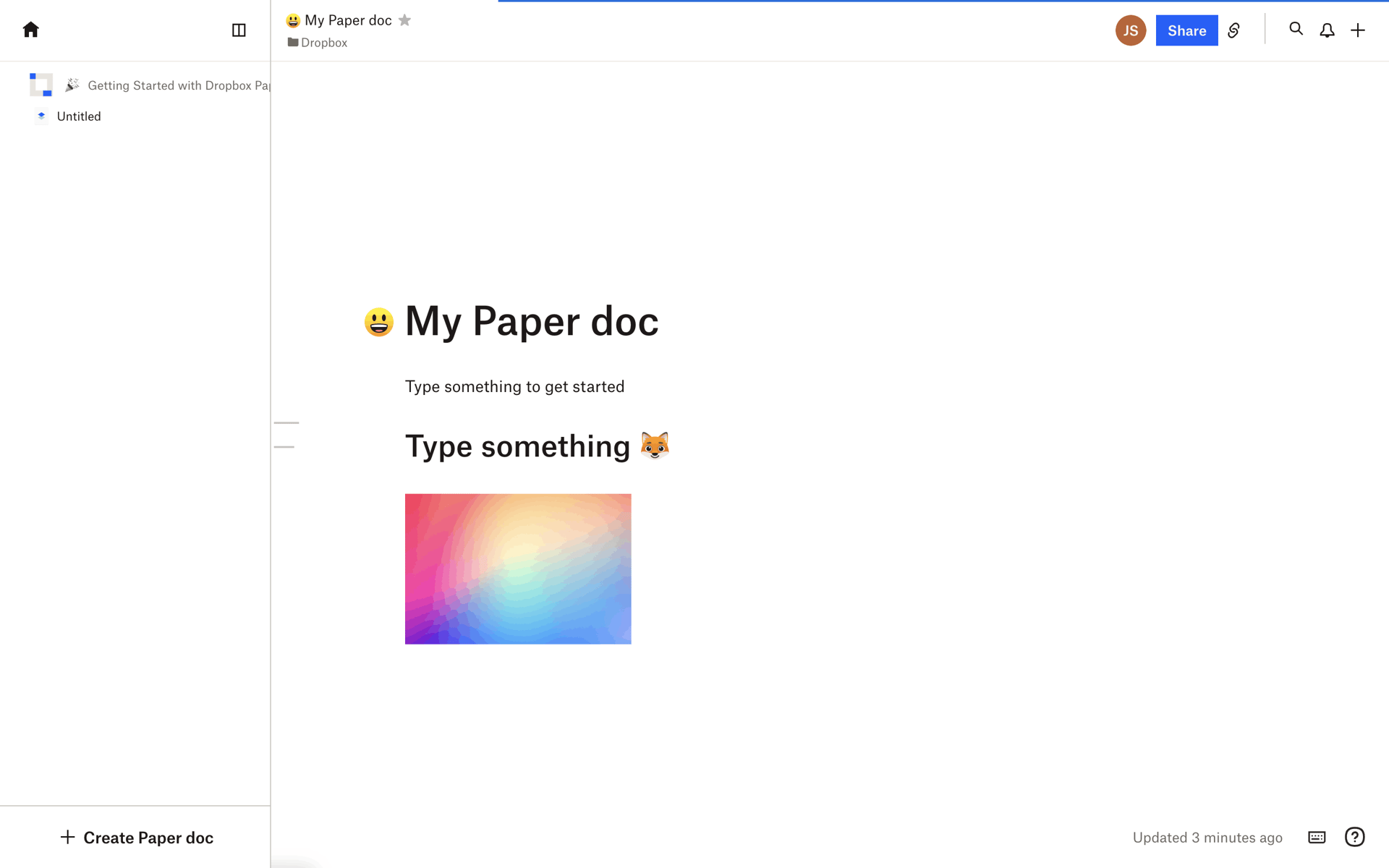 Dropbox Paper Web Productivity interface screenshot 22